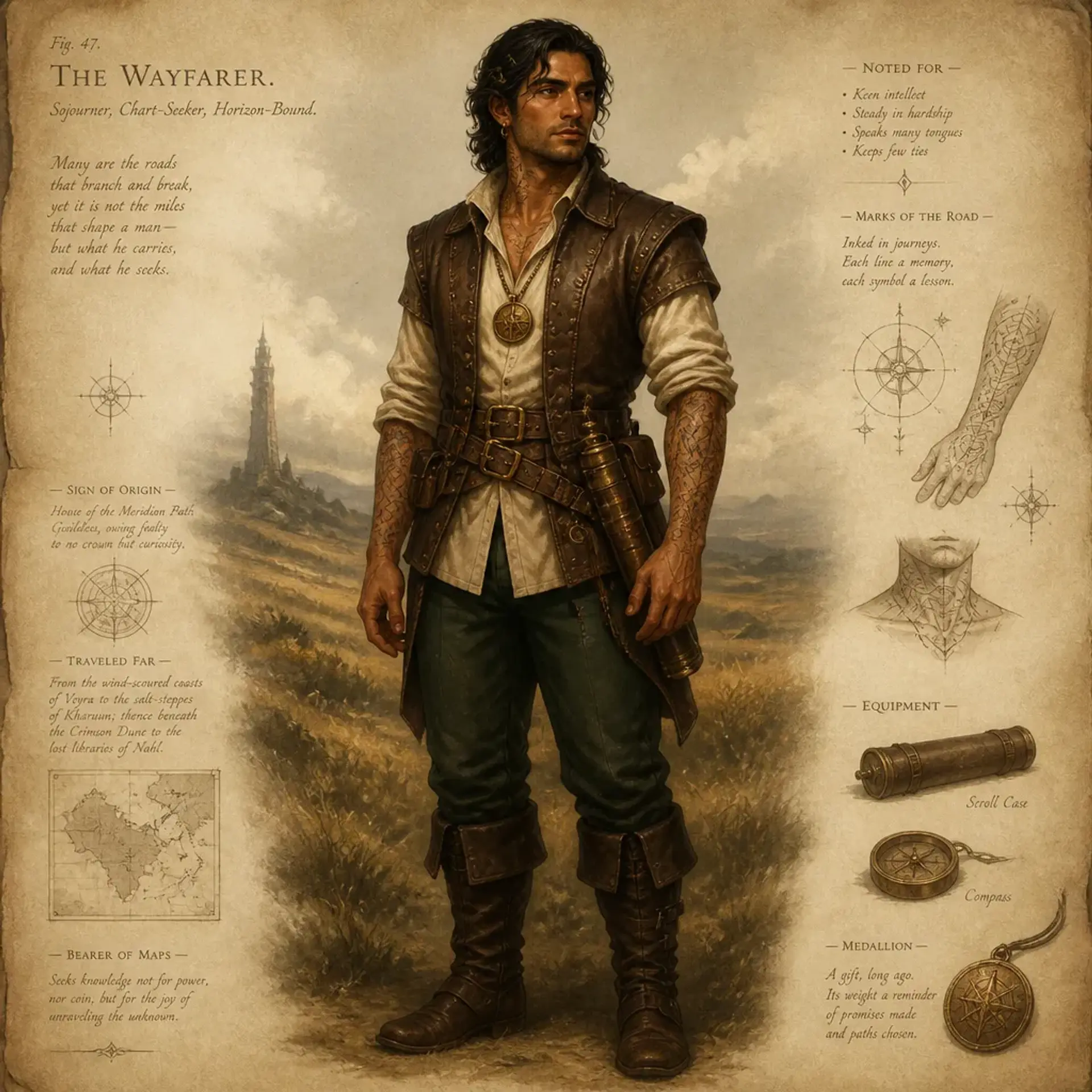 Meridian Human - AI-generated fantasy Species