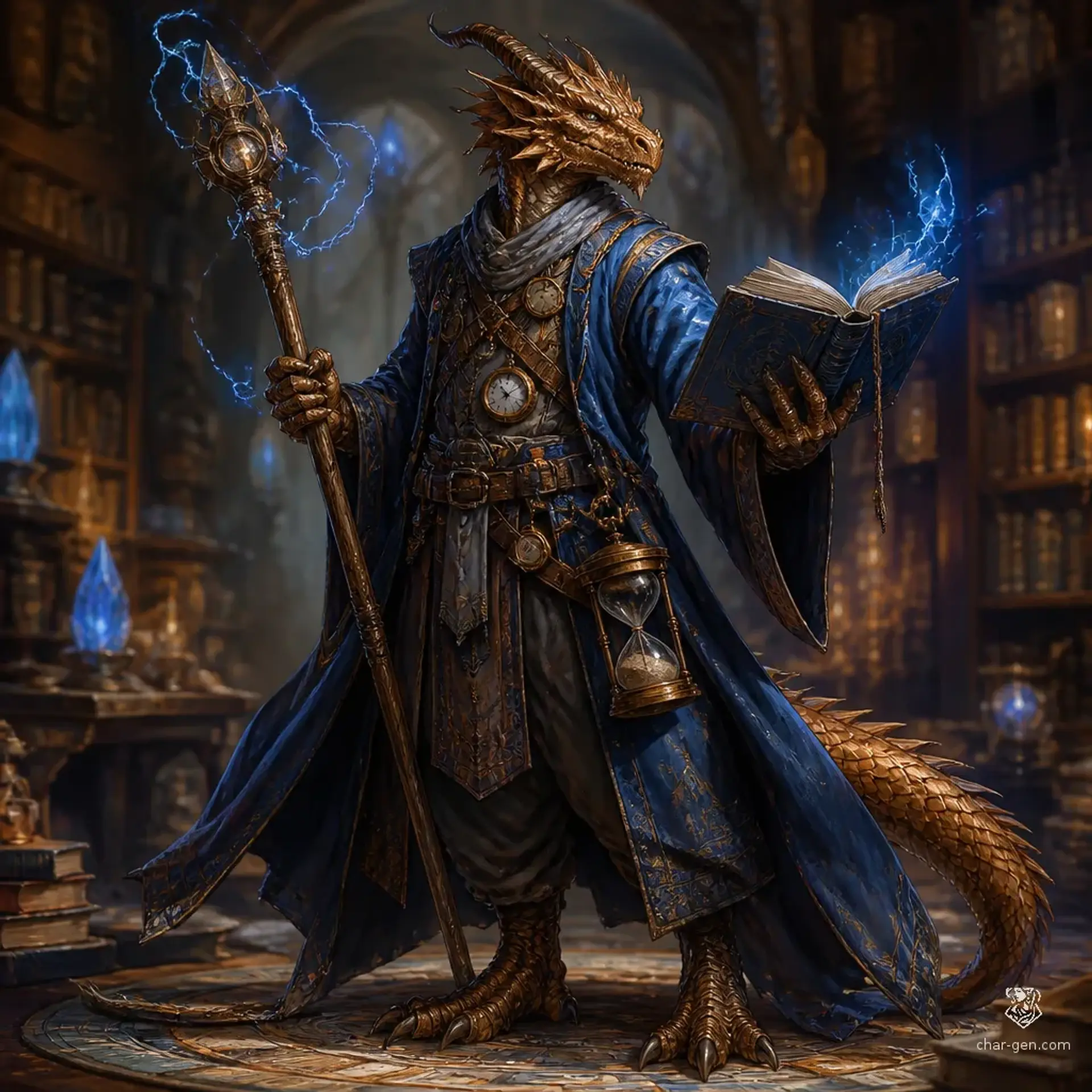 Kronos - AI-generated fantasy Character