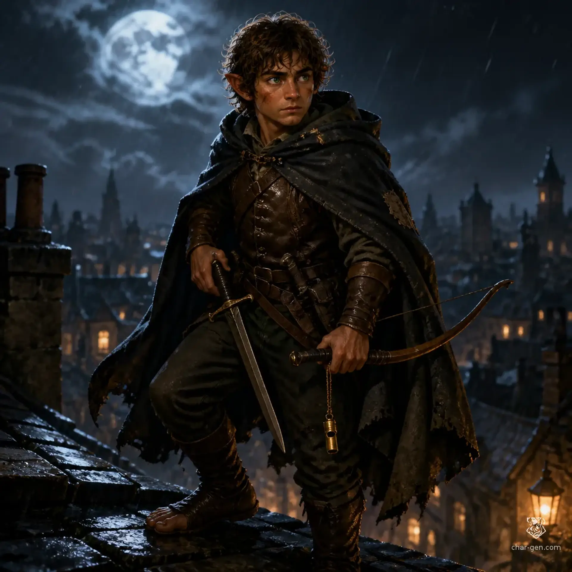 Nim Featherwick - AI-generated fantasy Character