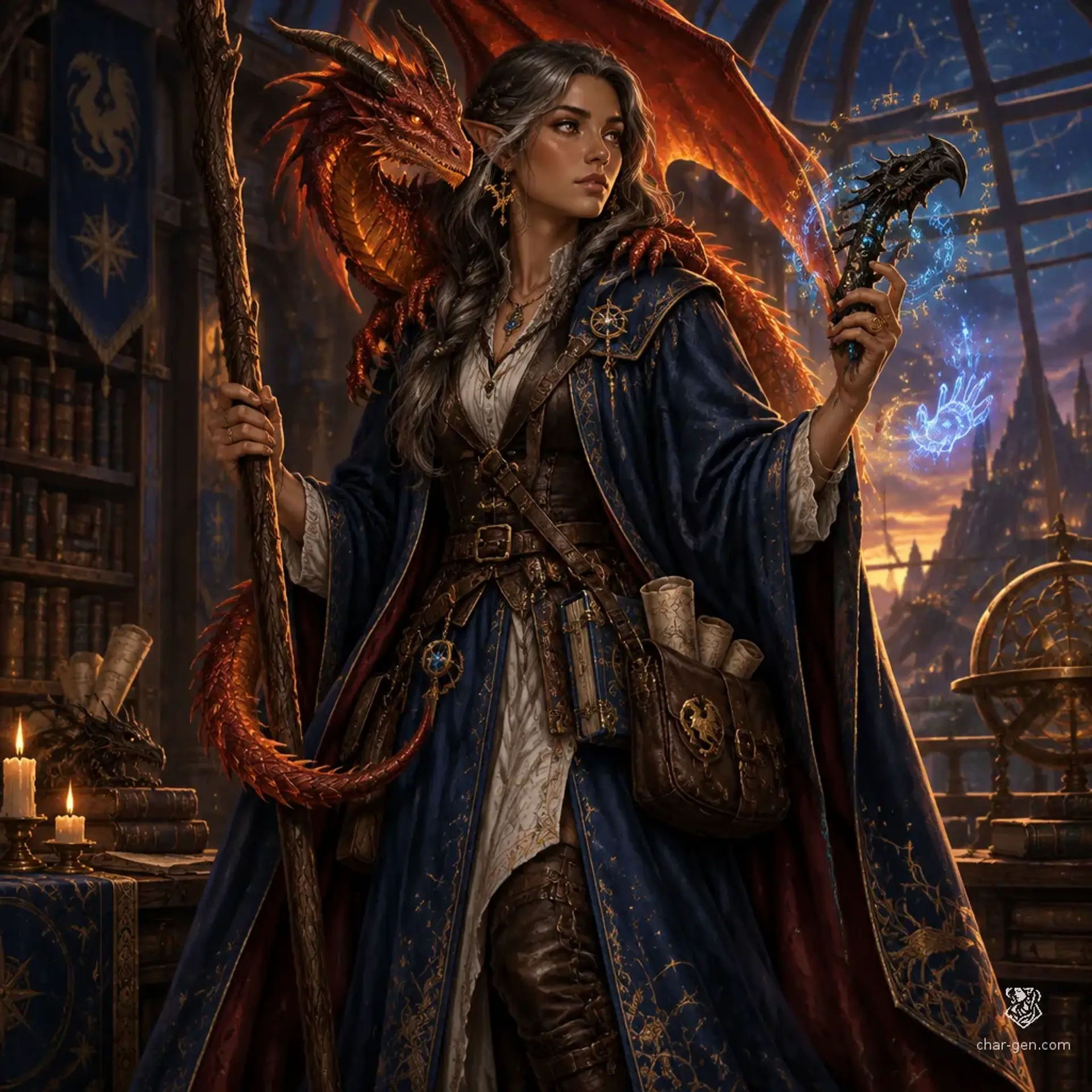 Erindell - AI-generated fantasy Character