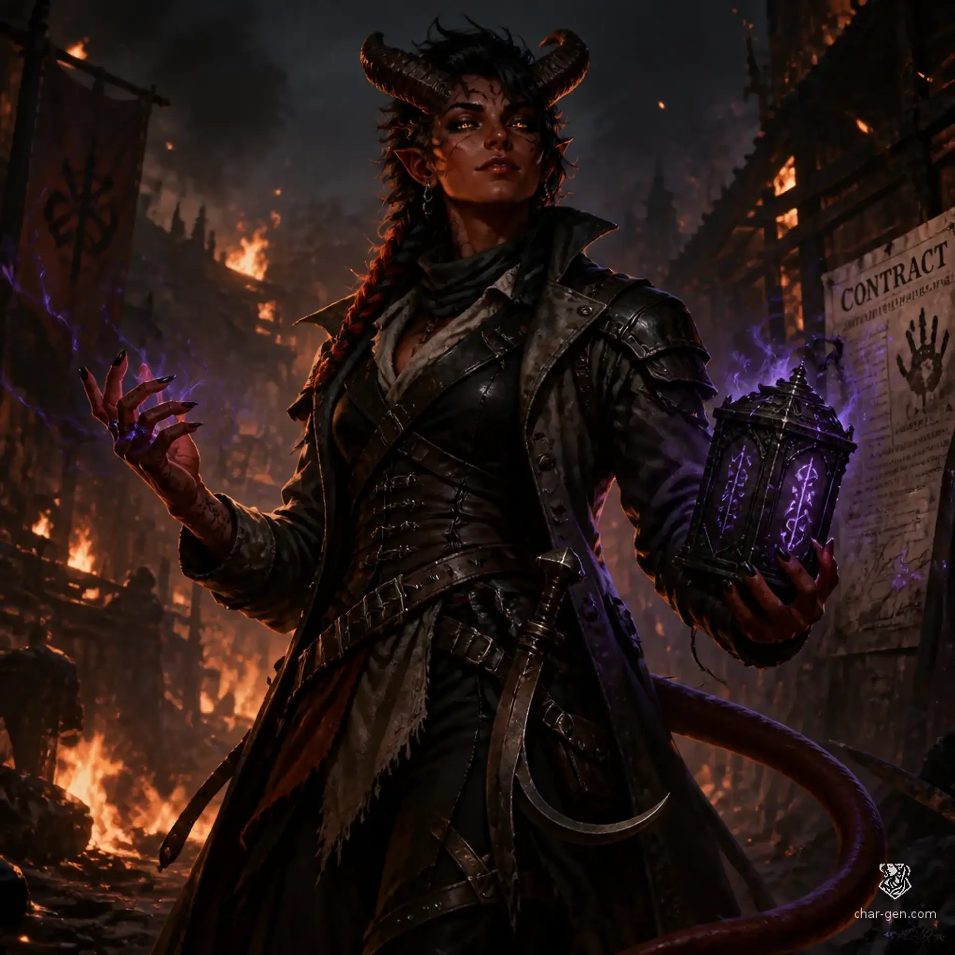 Veszelka Marovan - AI-generated fantasy Character