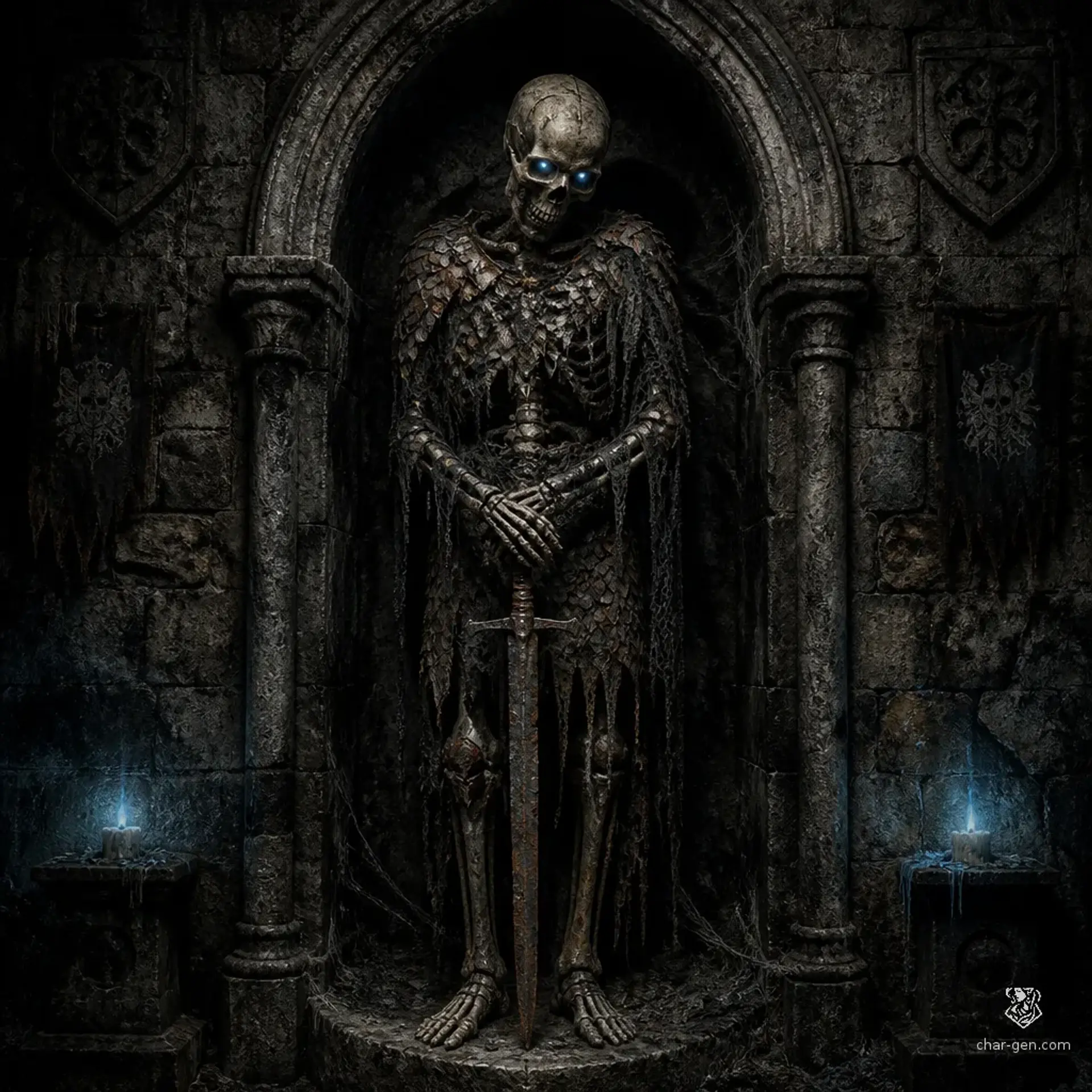 Stonebearer Sentry (Skeleton) | Fantasy Monster Generated by CharGen