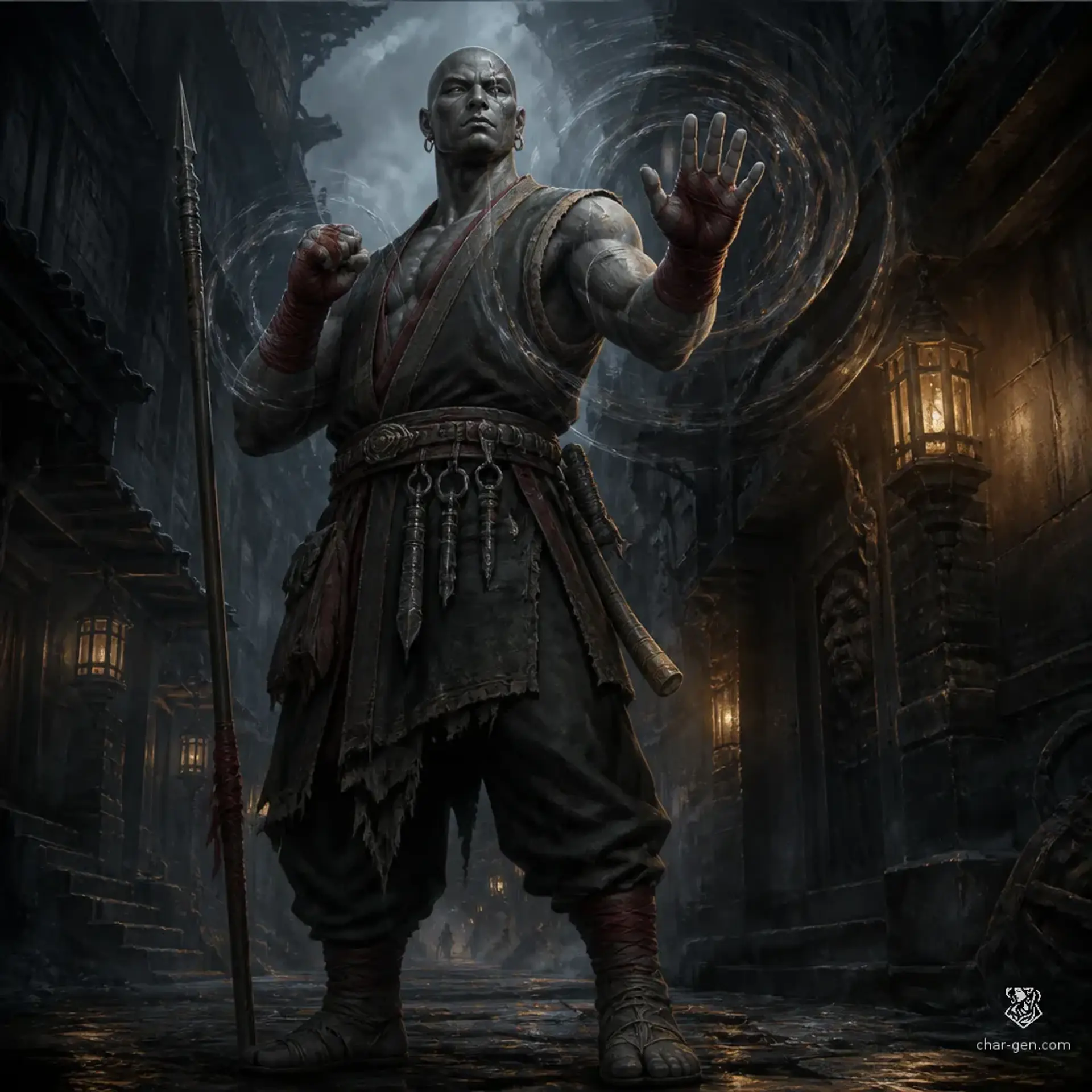 Bran Dorr - AI-generated fantasy Character