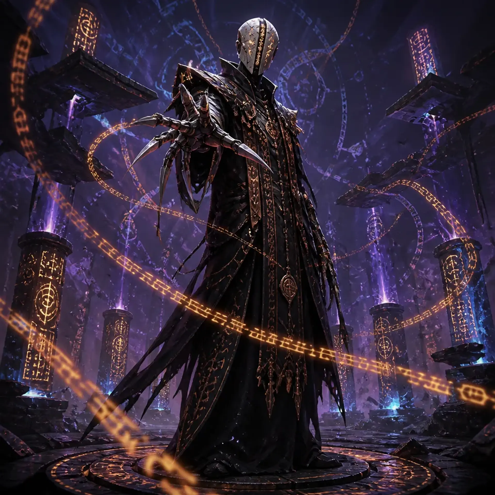 Runeweaver Seylon - AI-generated fantasy Monster