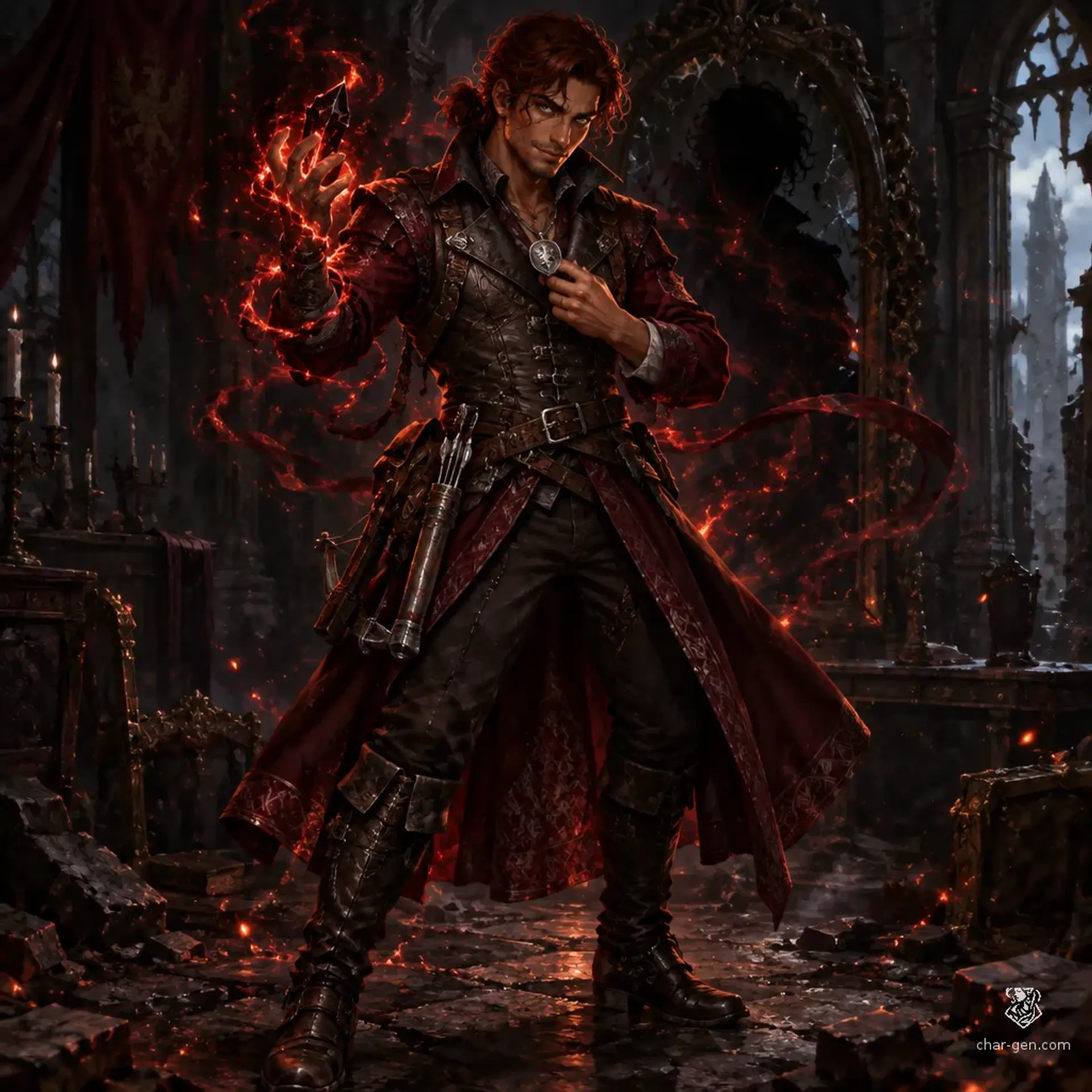 Fredrik Grausten - AI-generated fantasy Character