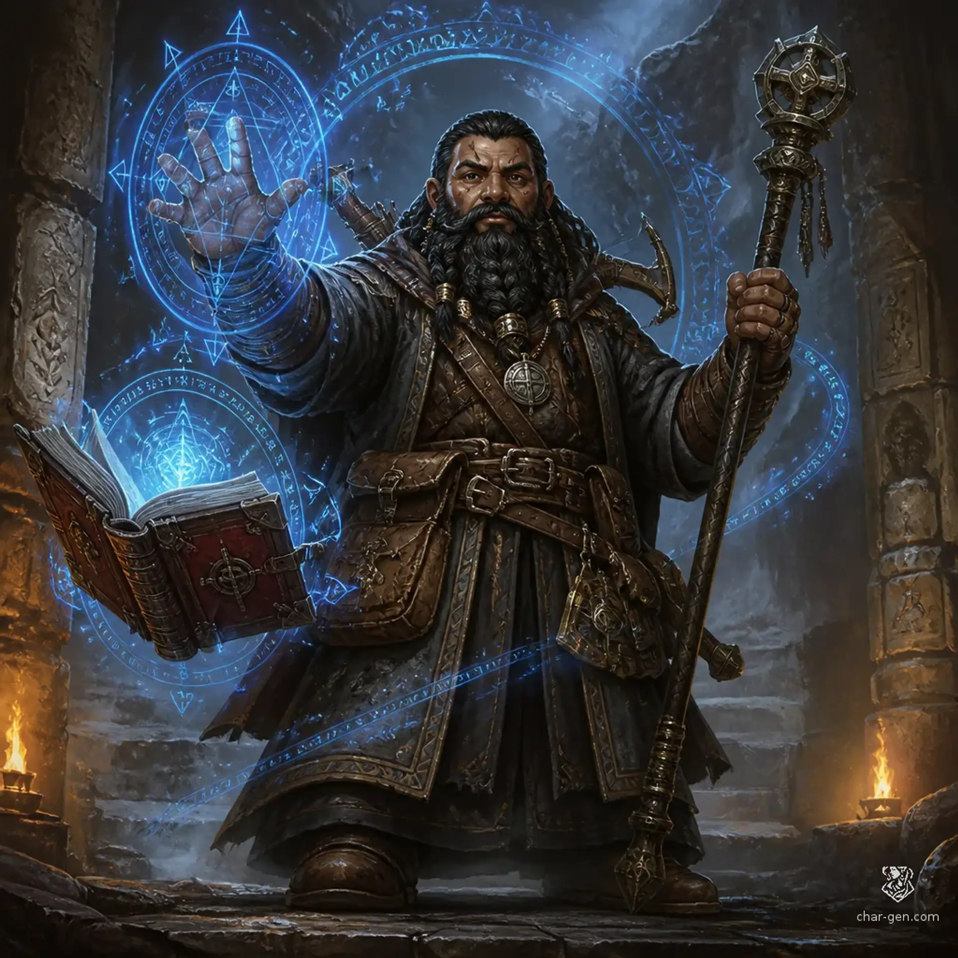 Ketek Vardani - AI-generated fantasy Character
