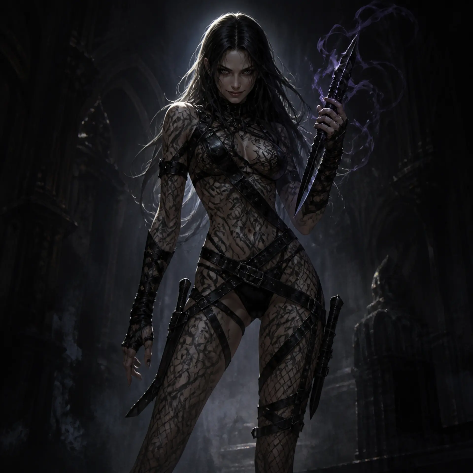 Lyssa Vane - AI-generated fantasy Character