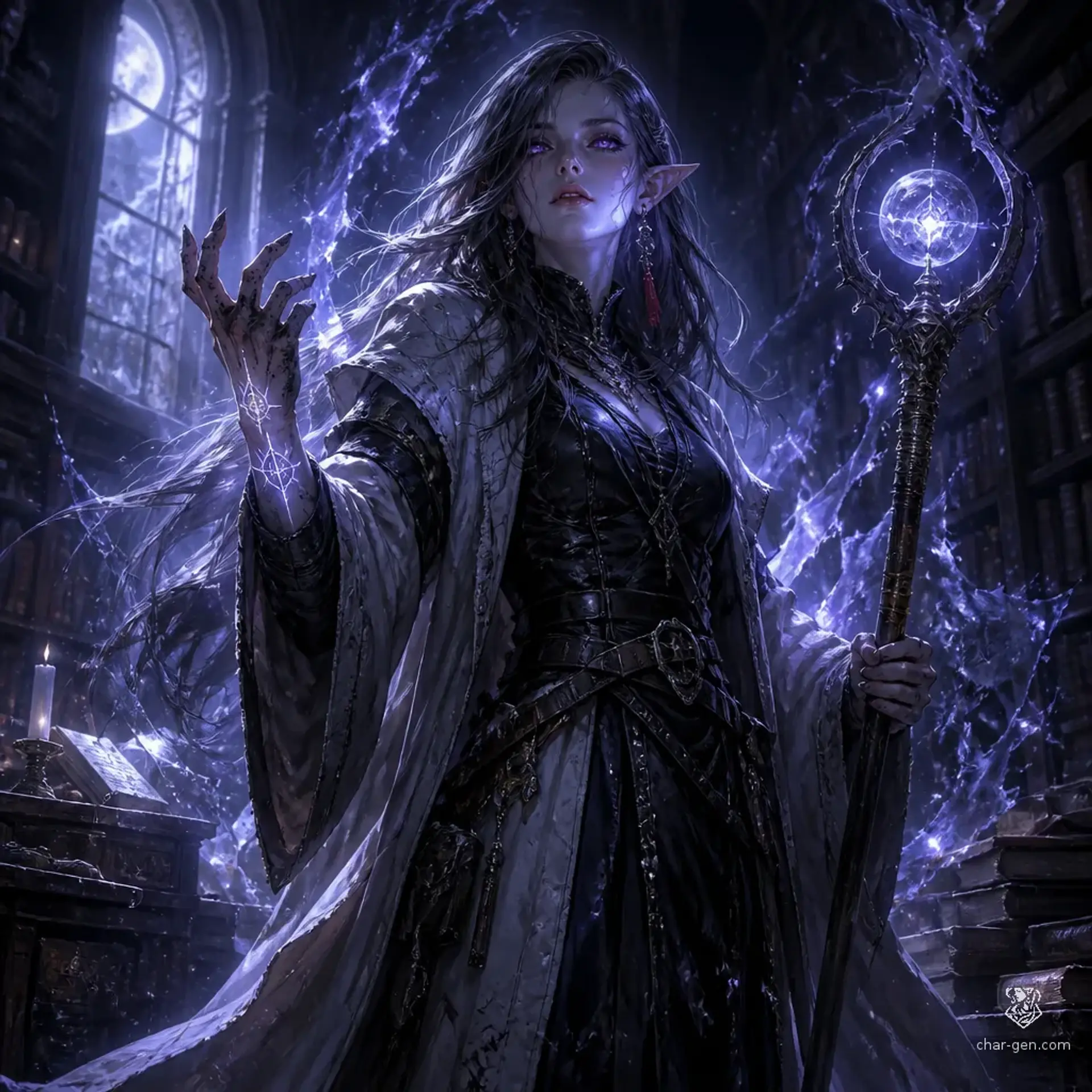 Ilyra Vey - AI-generated fantasy Character