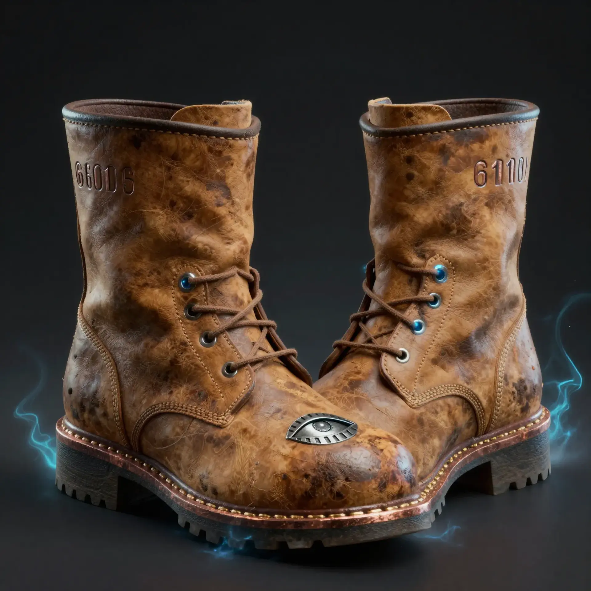 Zenbis Inmate Regulation Boots - AI-generated fantasy Magic Item