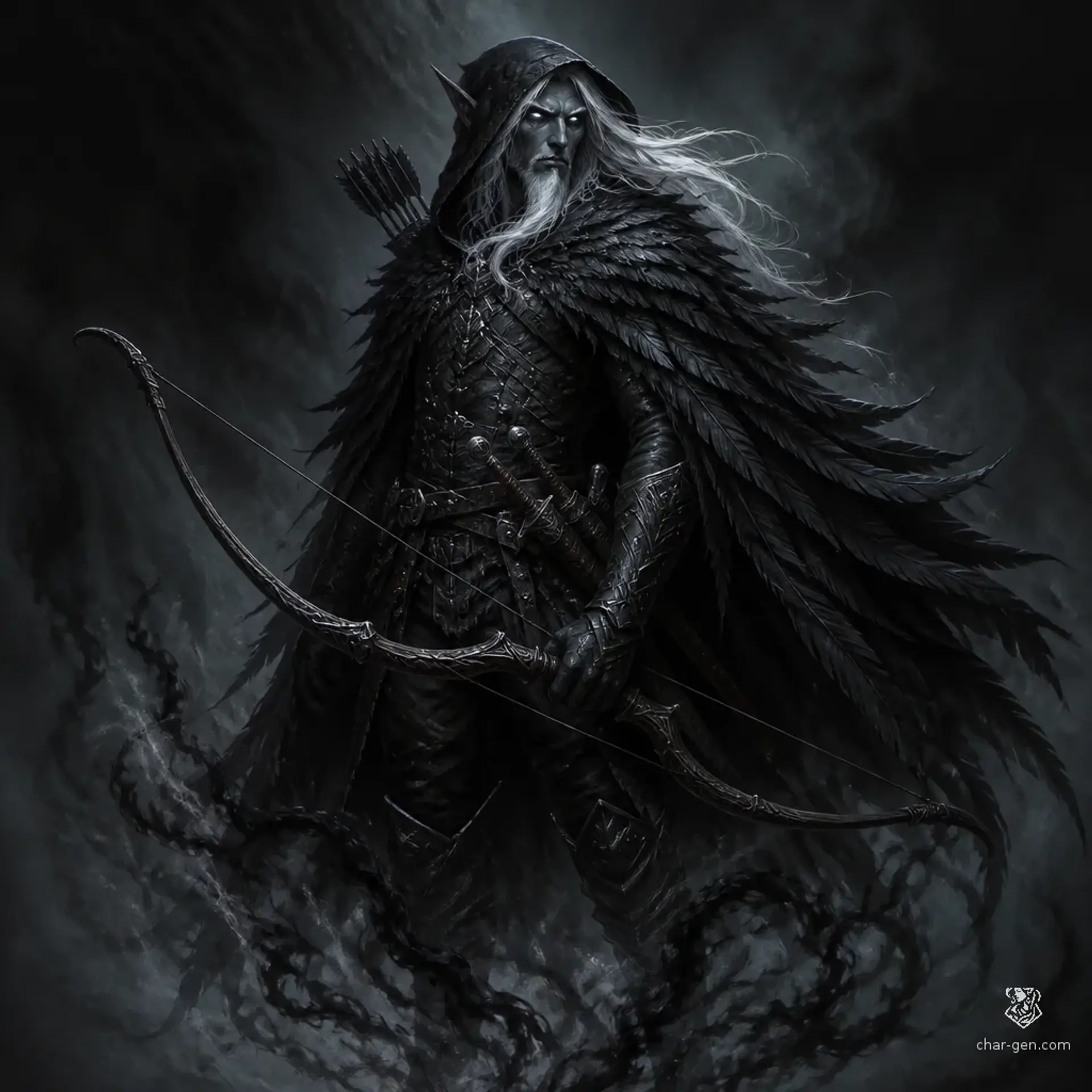 Zyrax Shadowbringer - AI-generated fantasy Character