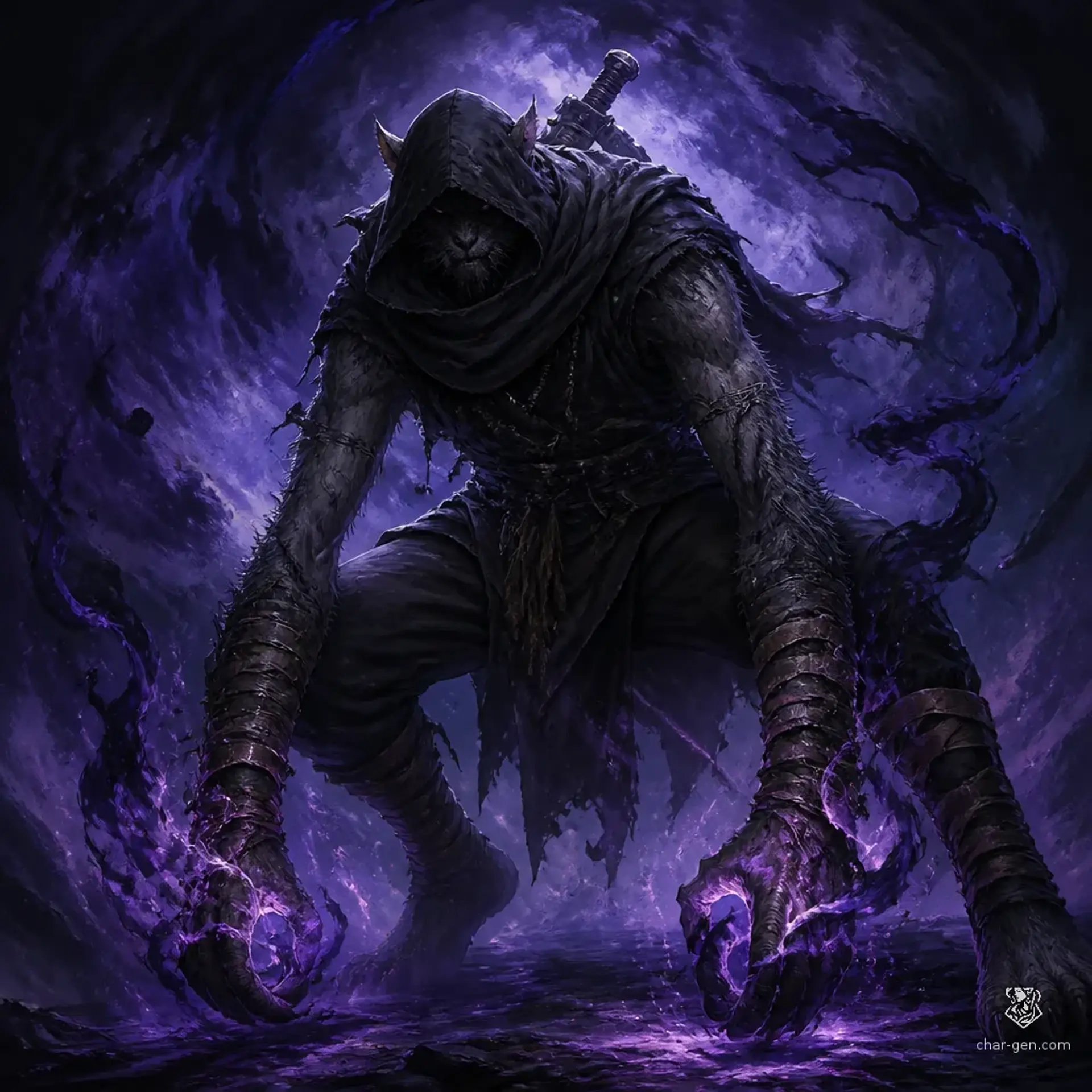 Varg Valthorn - AI-generated fantasy Character