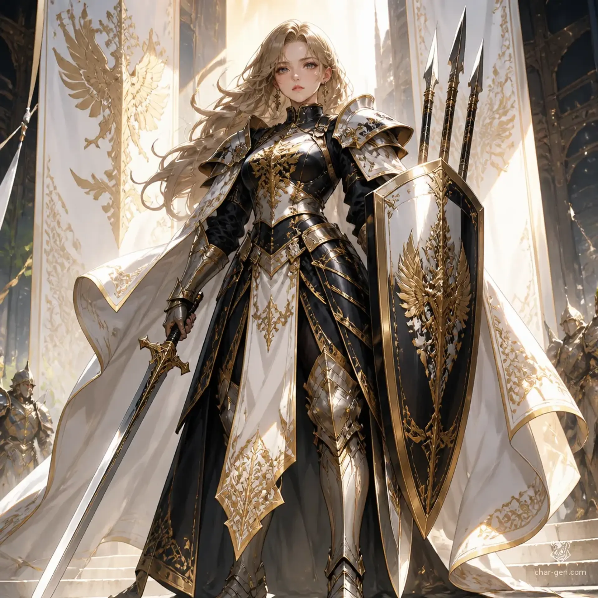 Noémie Lumina - AI-generated fantasy Character