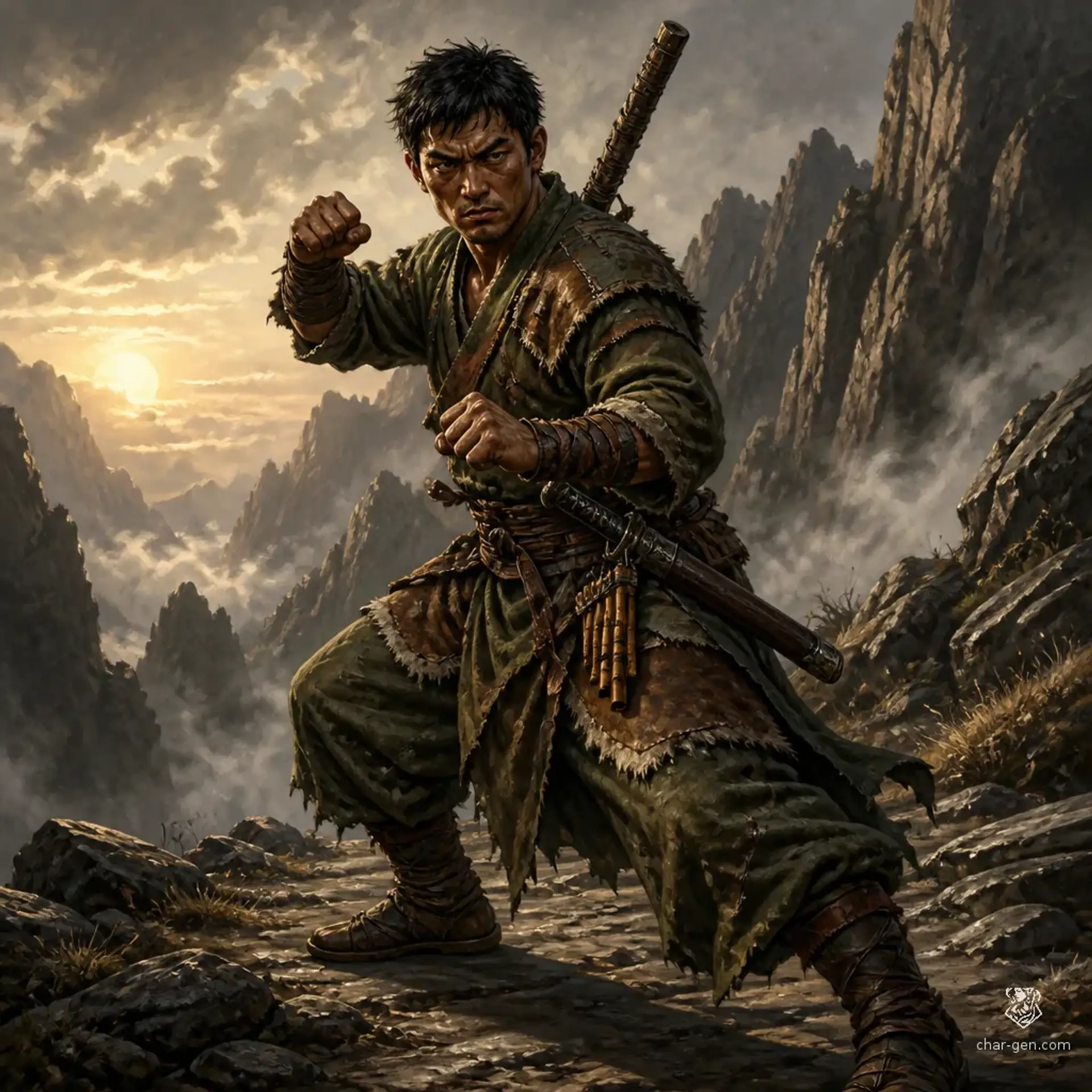 Merlin - AI-generated fantasy Character