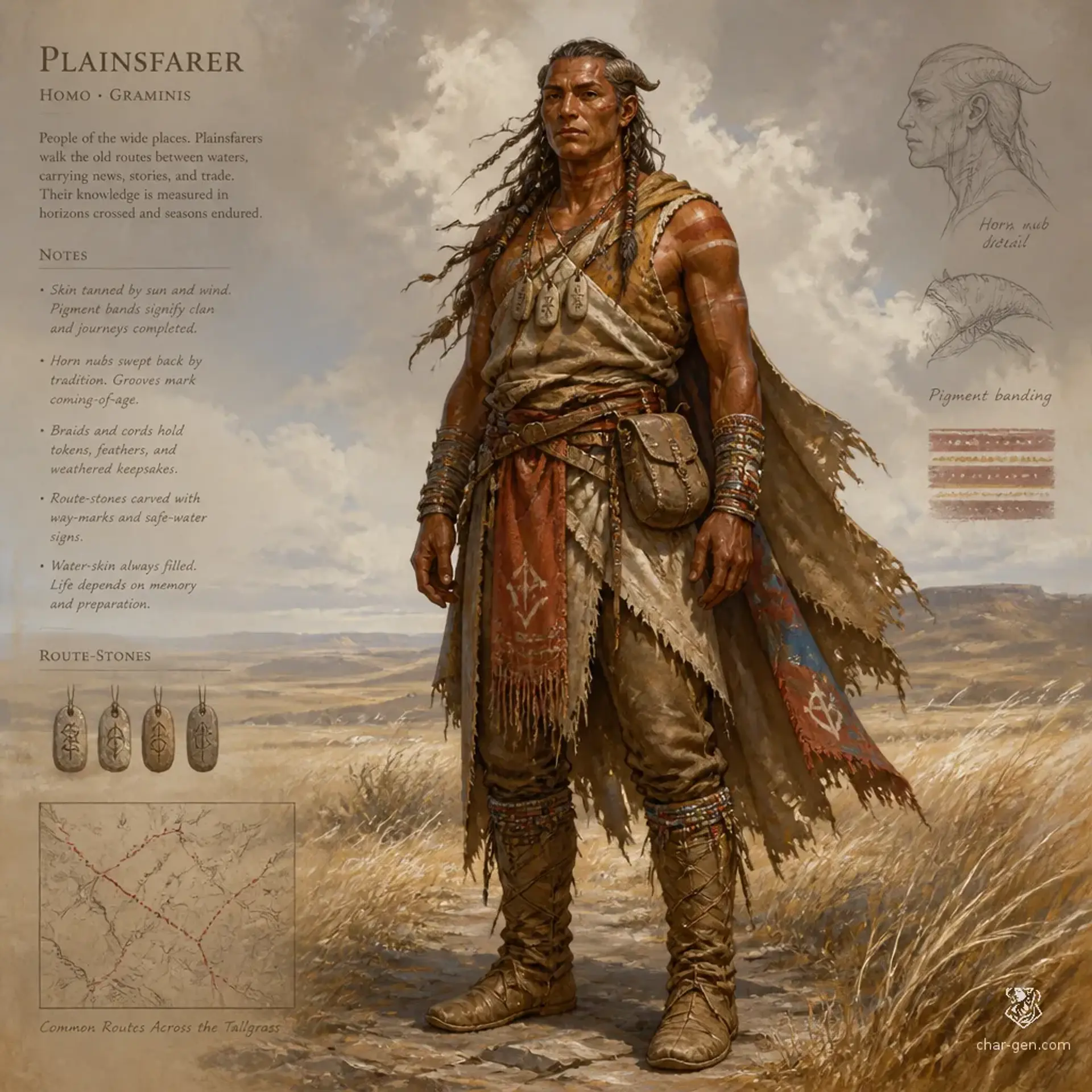 Grasswarden - AI-generated fantasy Species