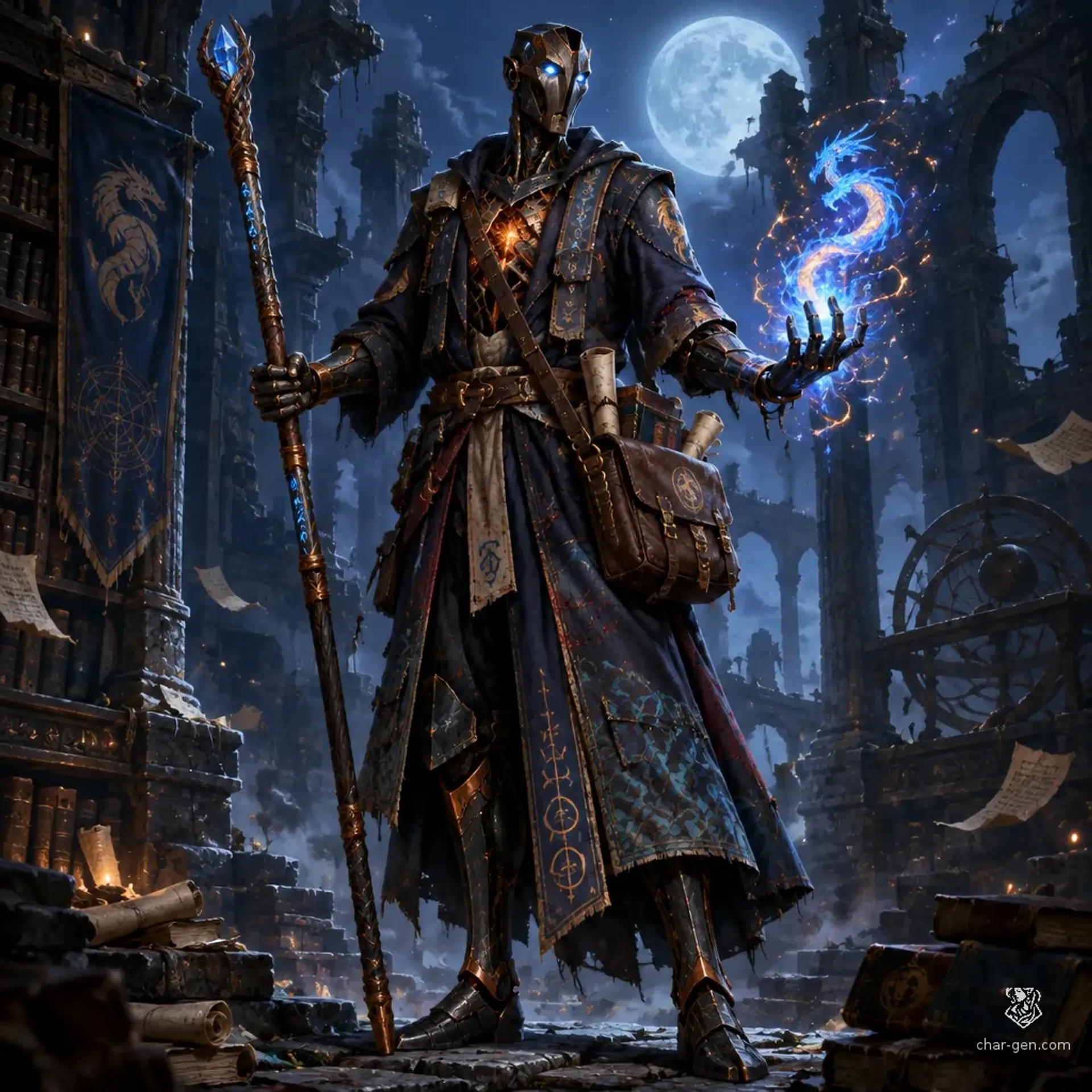 Enox - AI-generated fantasy Character