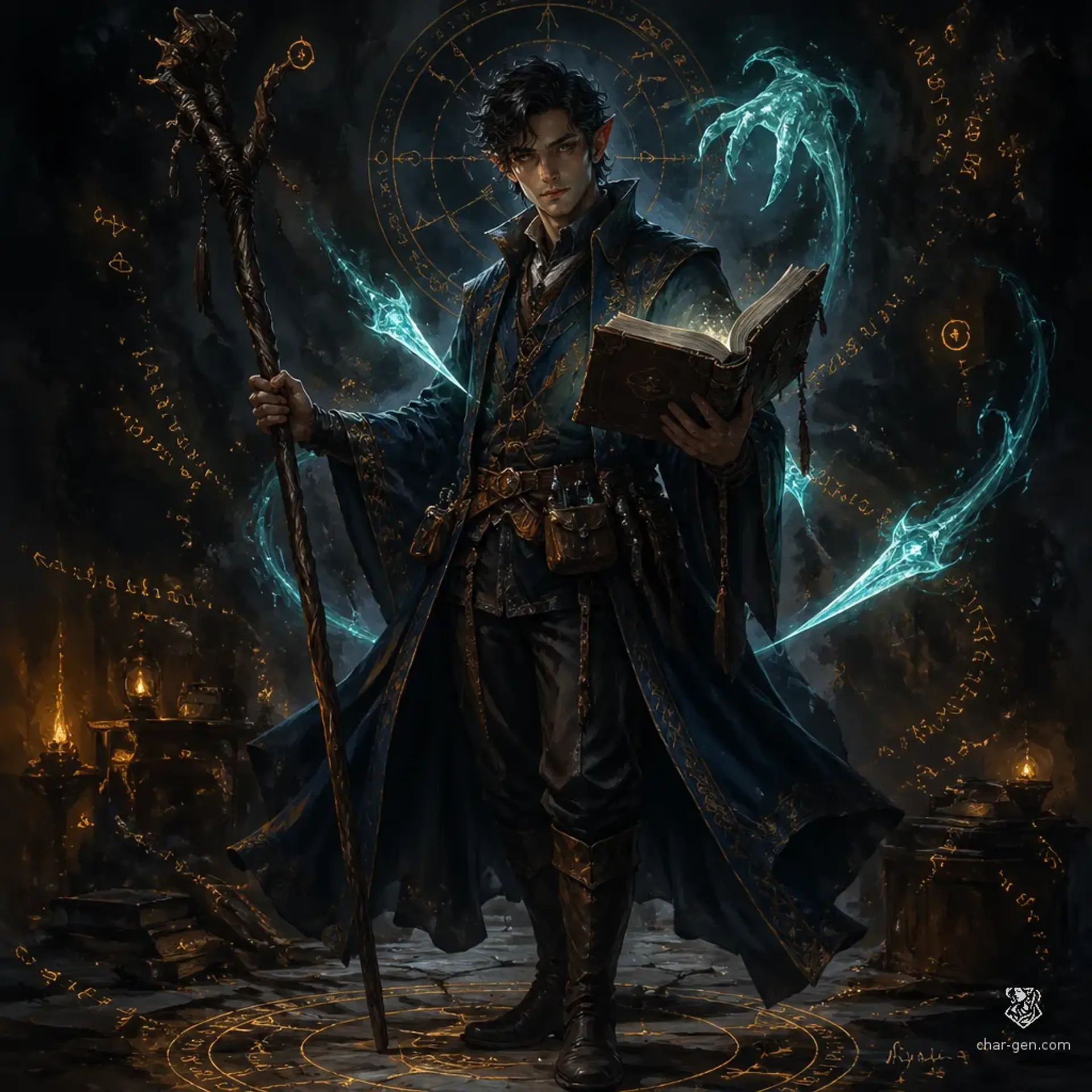 Lireal Voss - AI-generated fantasy Character