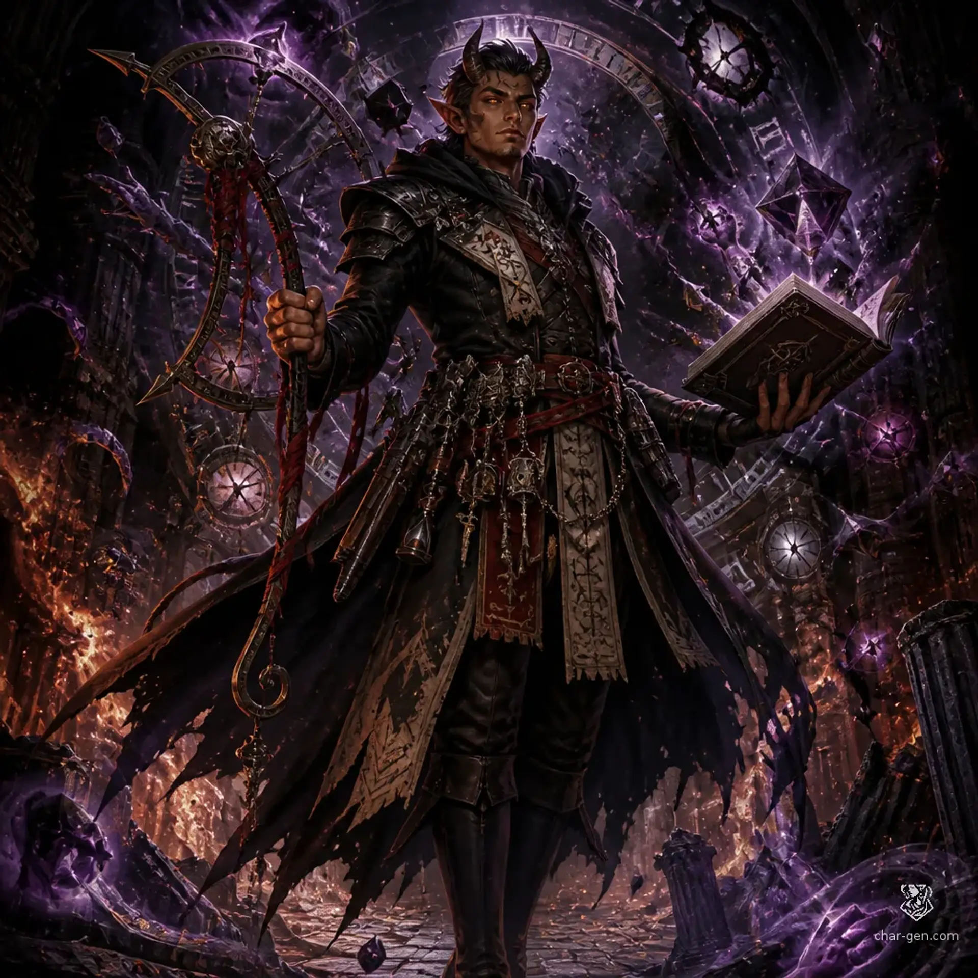 Malakor Dren - AI-generated fantasy Character