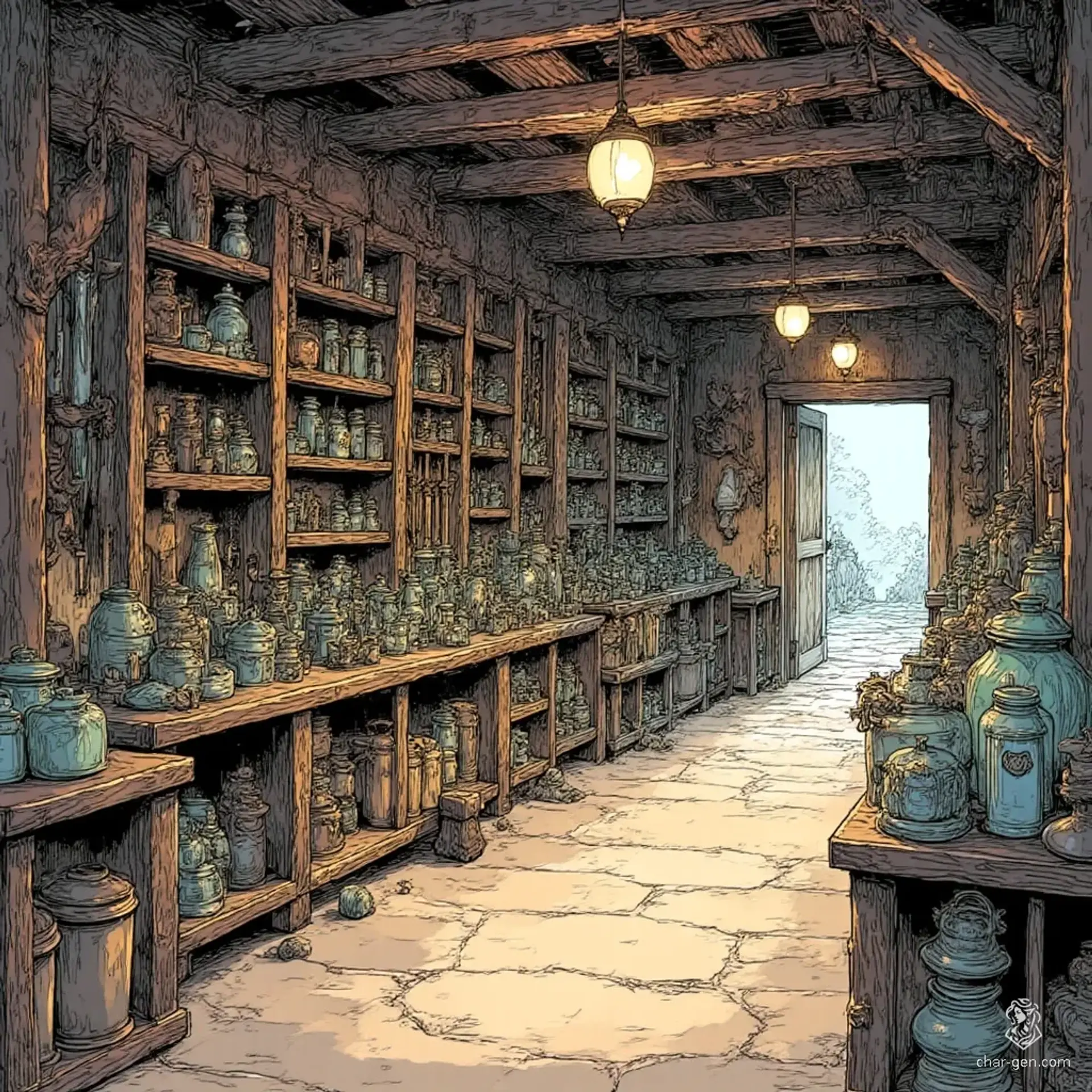 Thistledown's Nook - AI-generated fantasy Shop