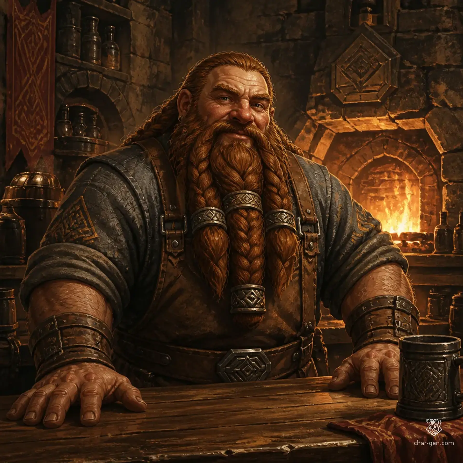 The Iron Hearth - AI-generated fantasy Tavern