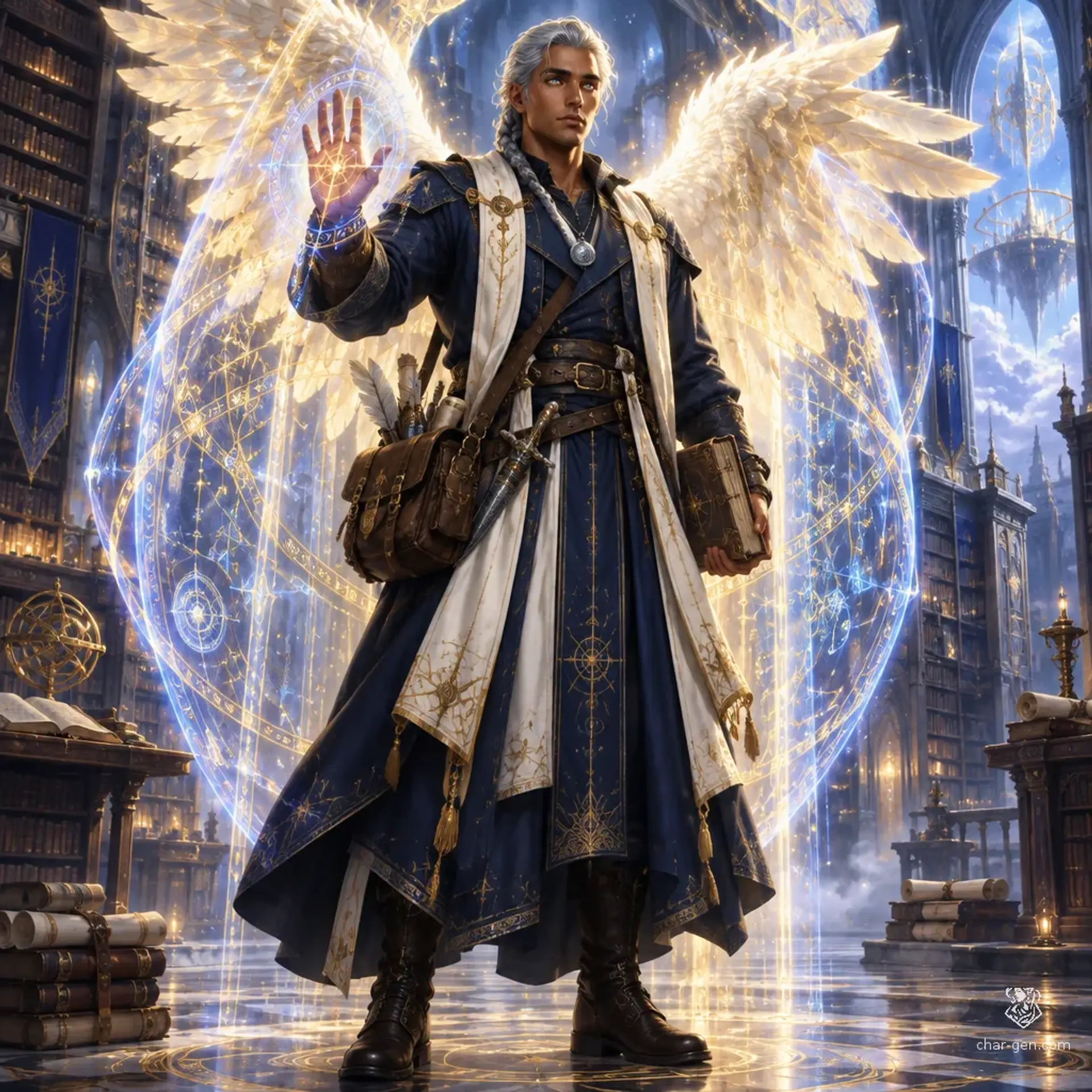 Novastorm Bastion - AI-generated fantasy Character