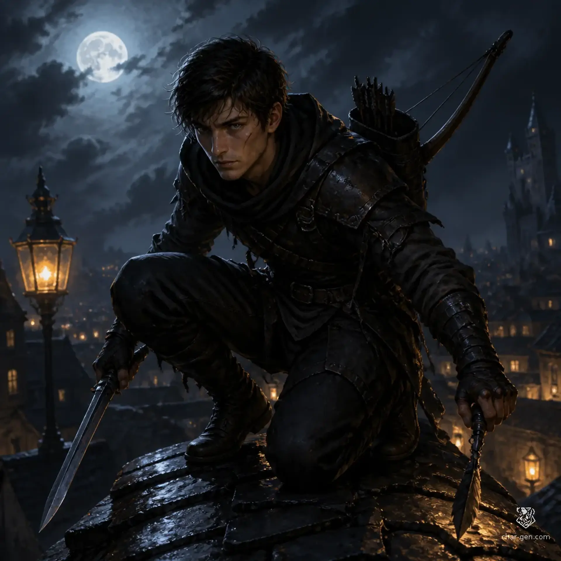 Tarin Vale - AI-generated fantasy Character