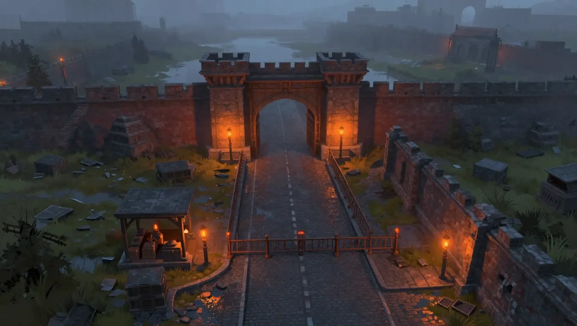 Get Through the North Gate - AI-generated fantasy Encounter