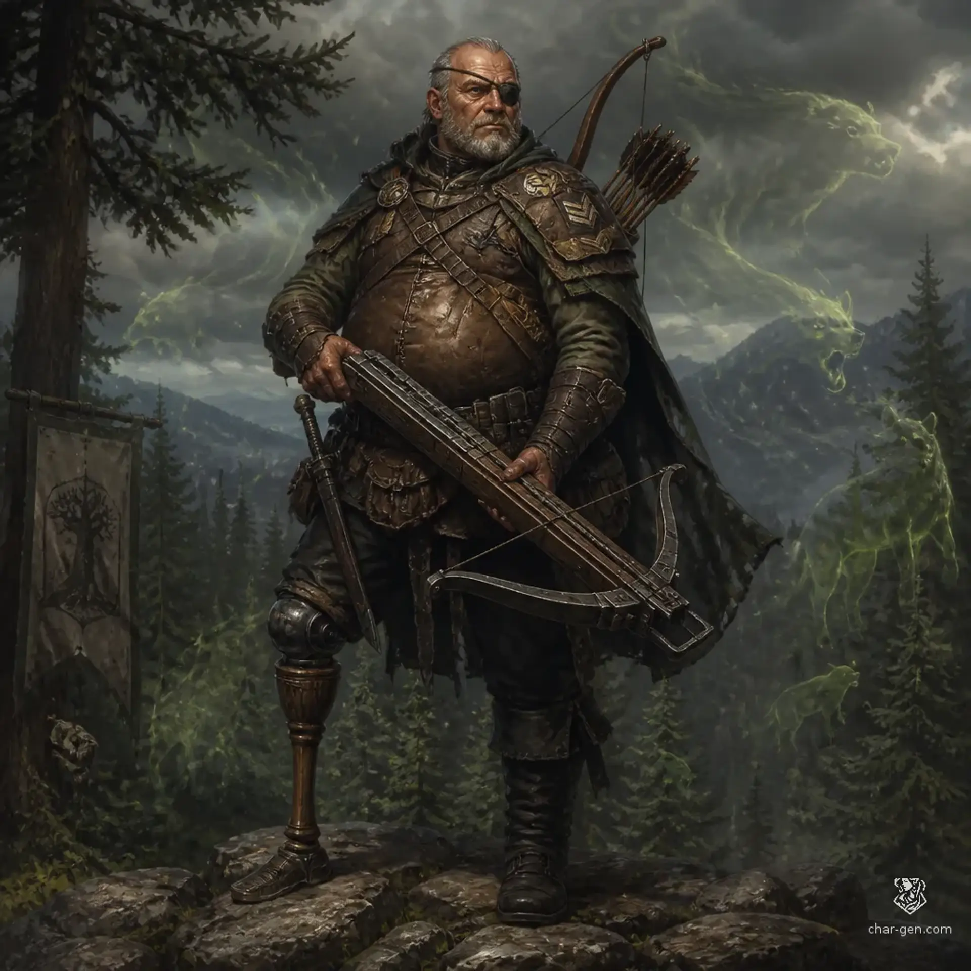 Marrek Cresnik - AI-generated fantasy Character