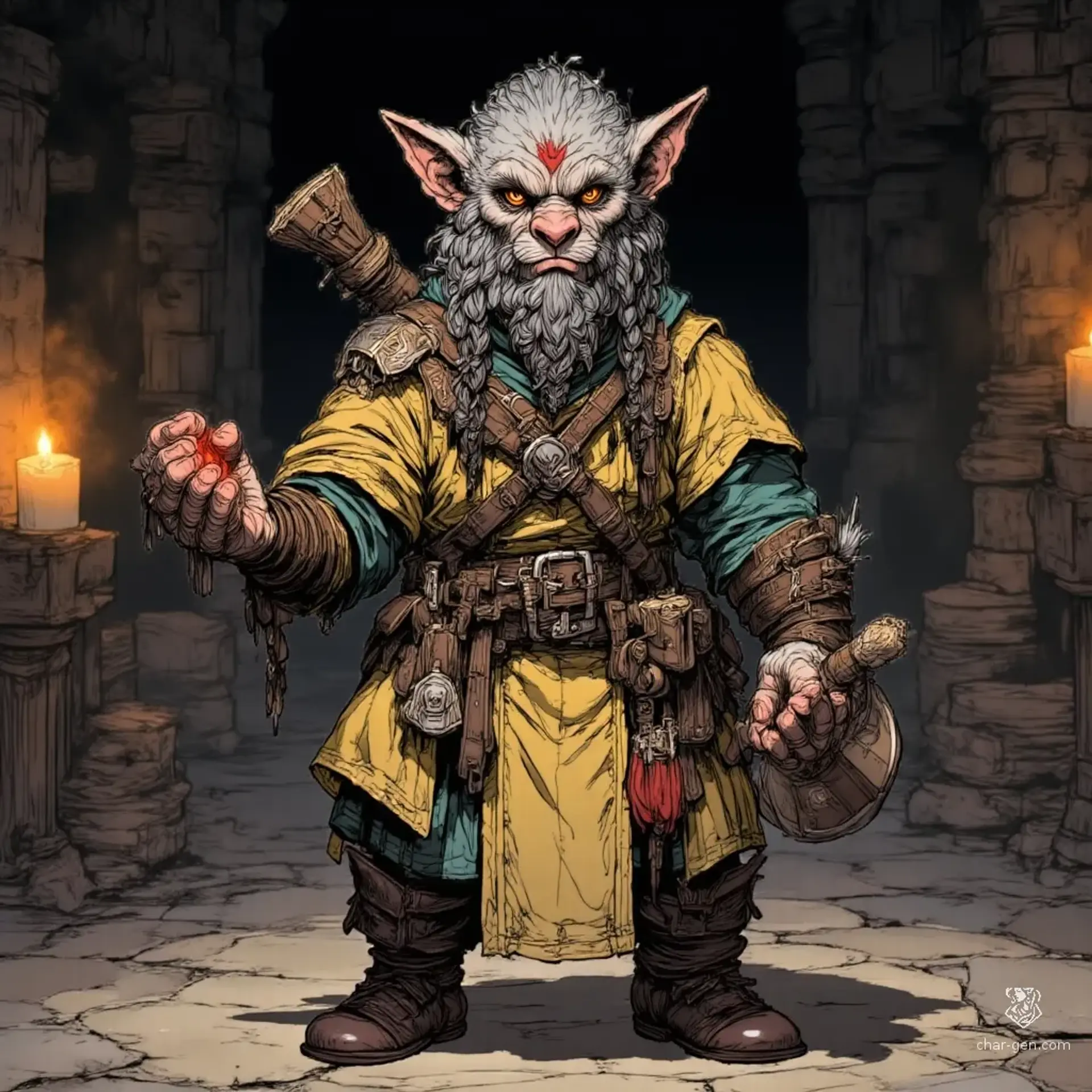 Brom Dask - AI-generated fantasy NPC