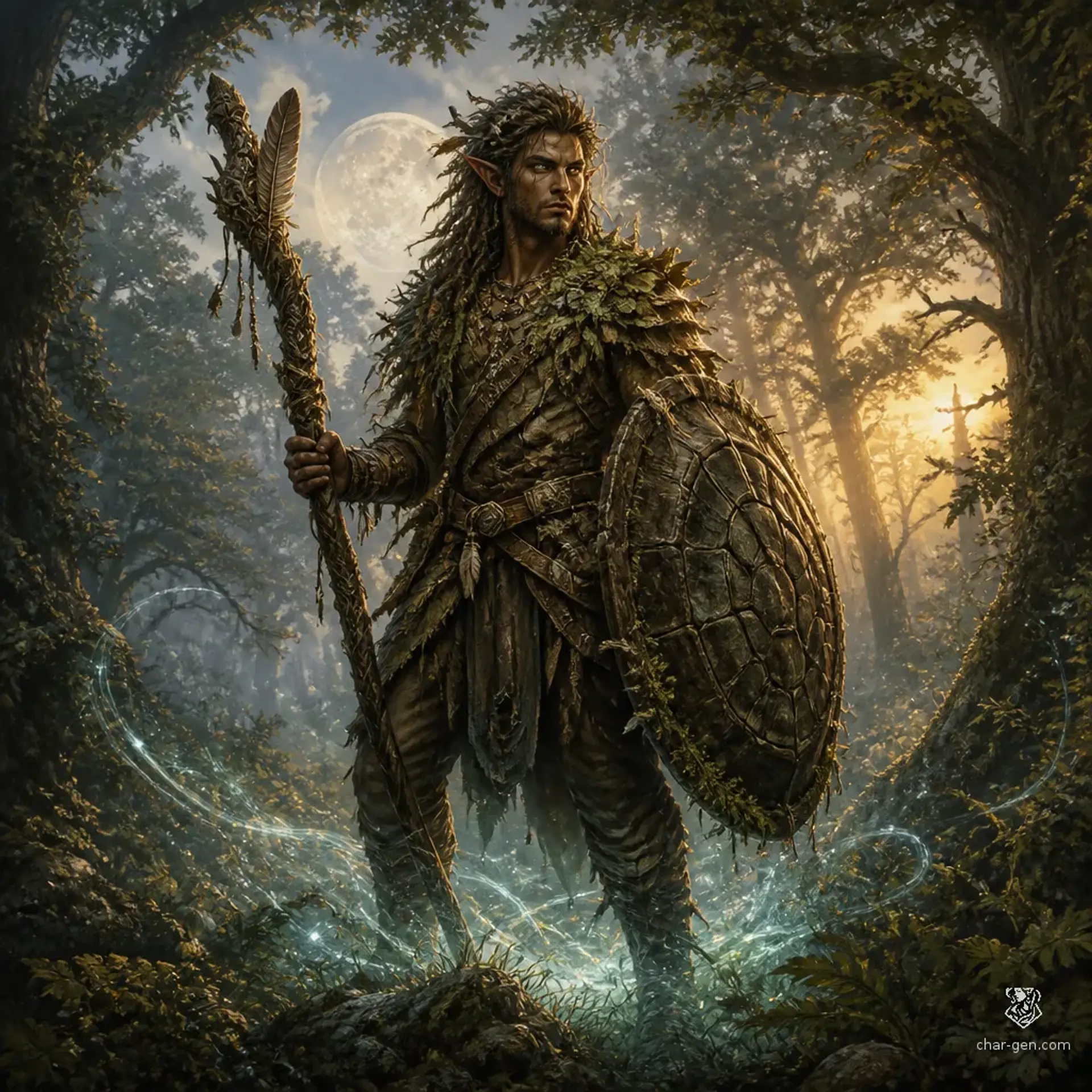 Nimbostair Fovos - AI-generated fantasy Character