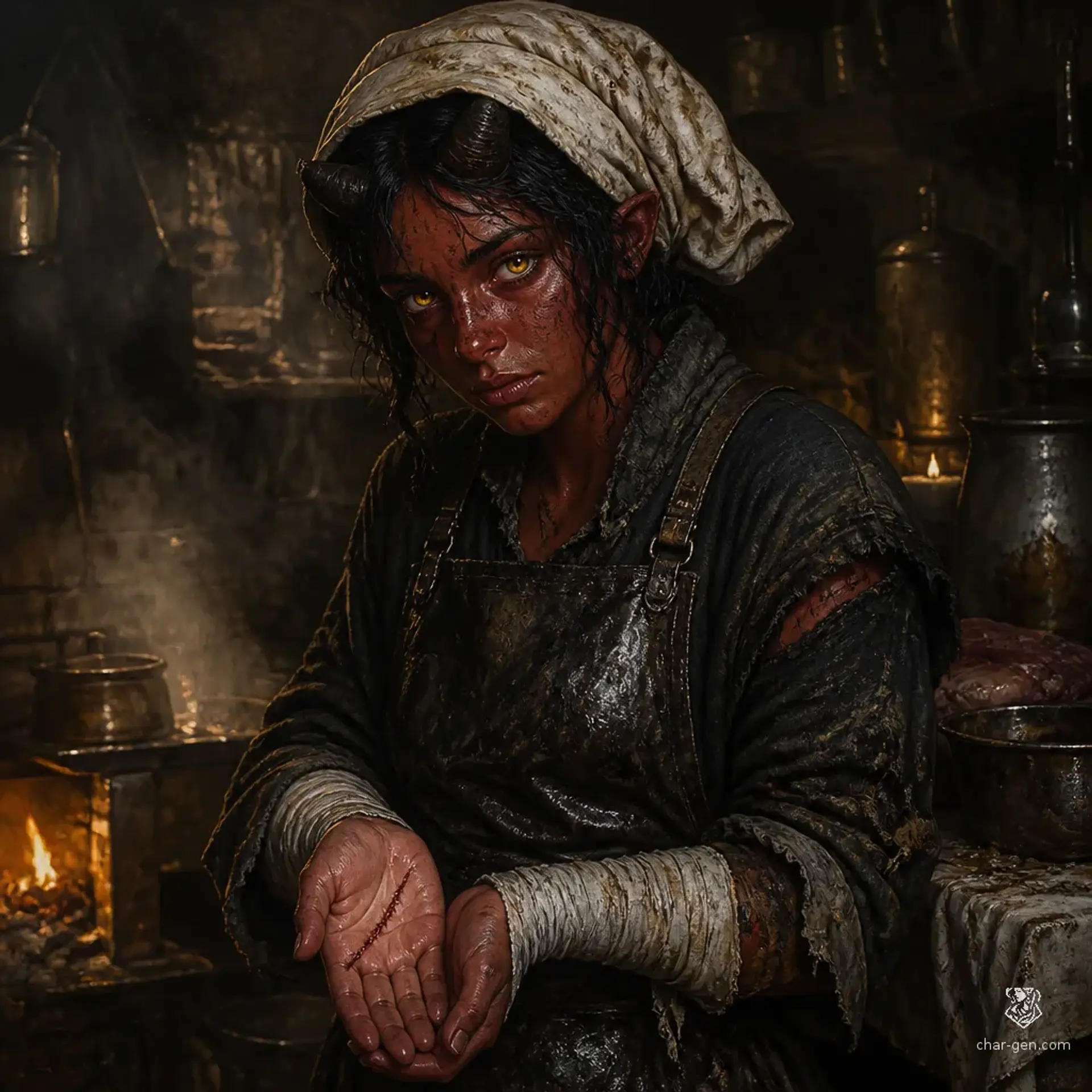 Jaxith Vespera - AI-generated fantasy NPC