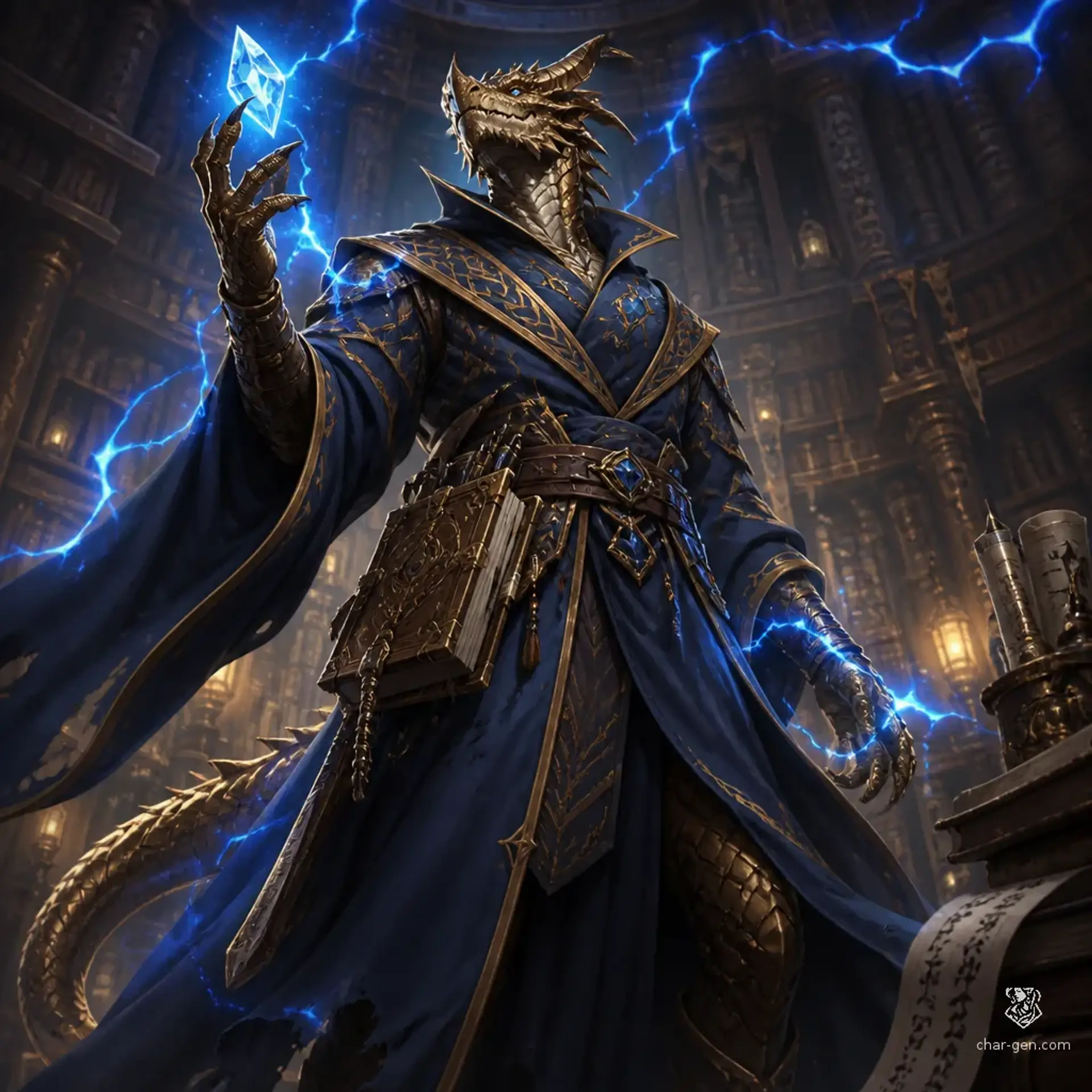 Andriasimus - AI-generated fantasy Character