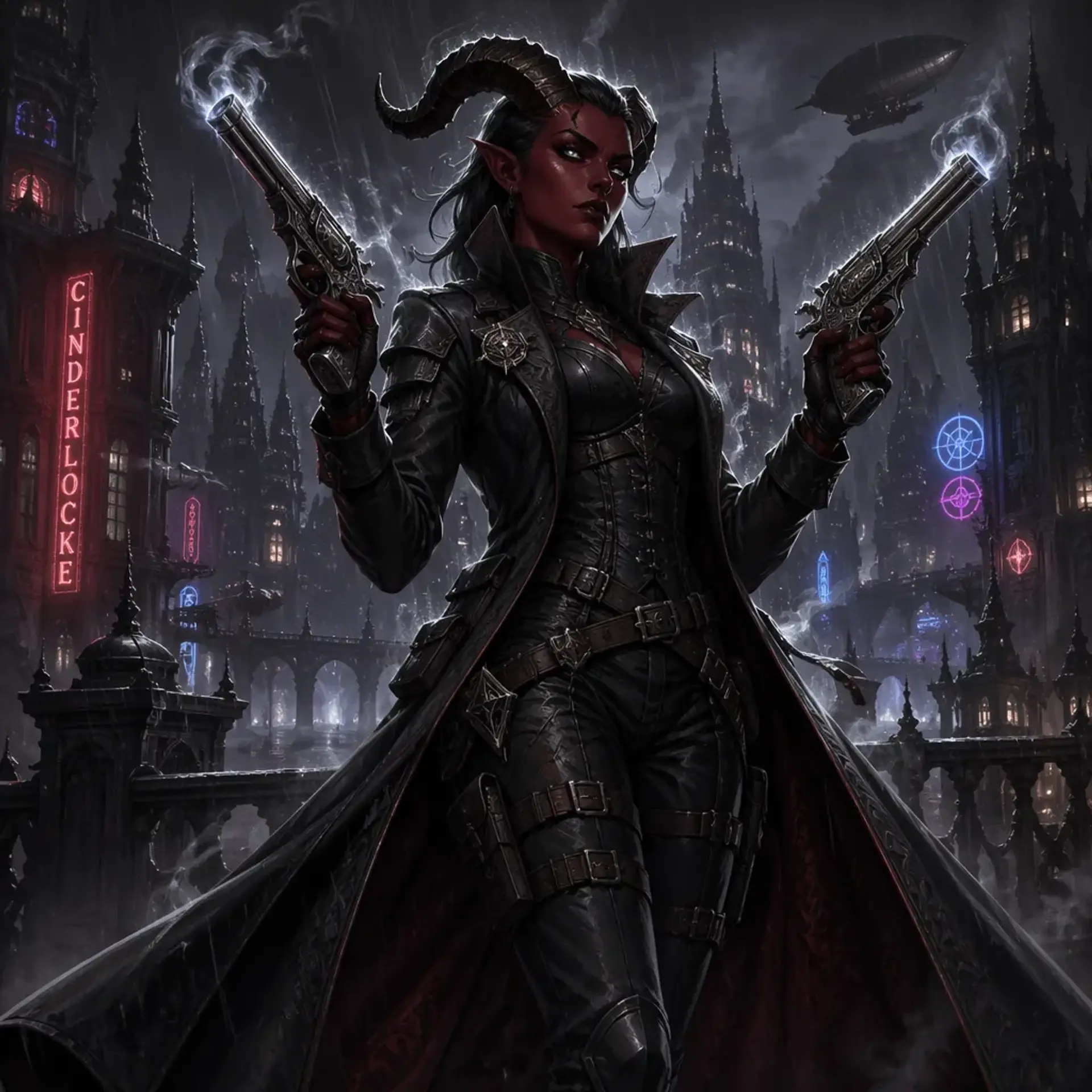 Kallista "Ghost" Malas - AI-generated fantasy Character