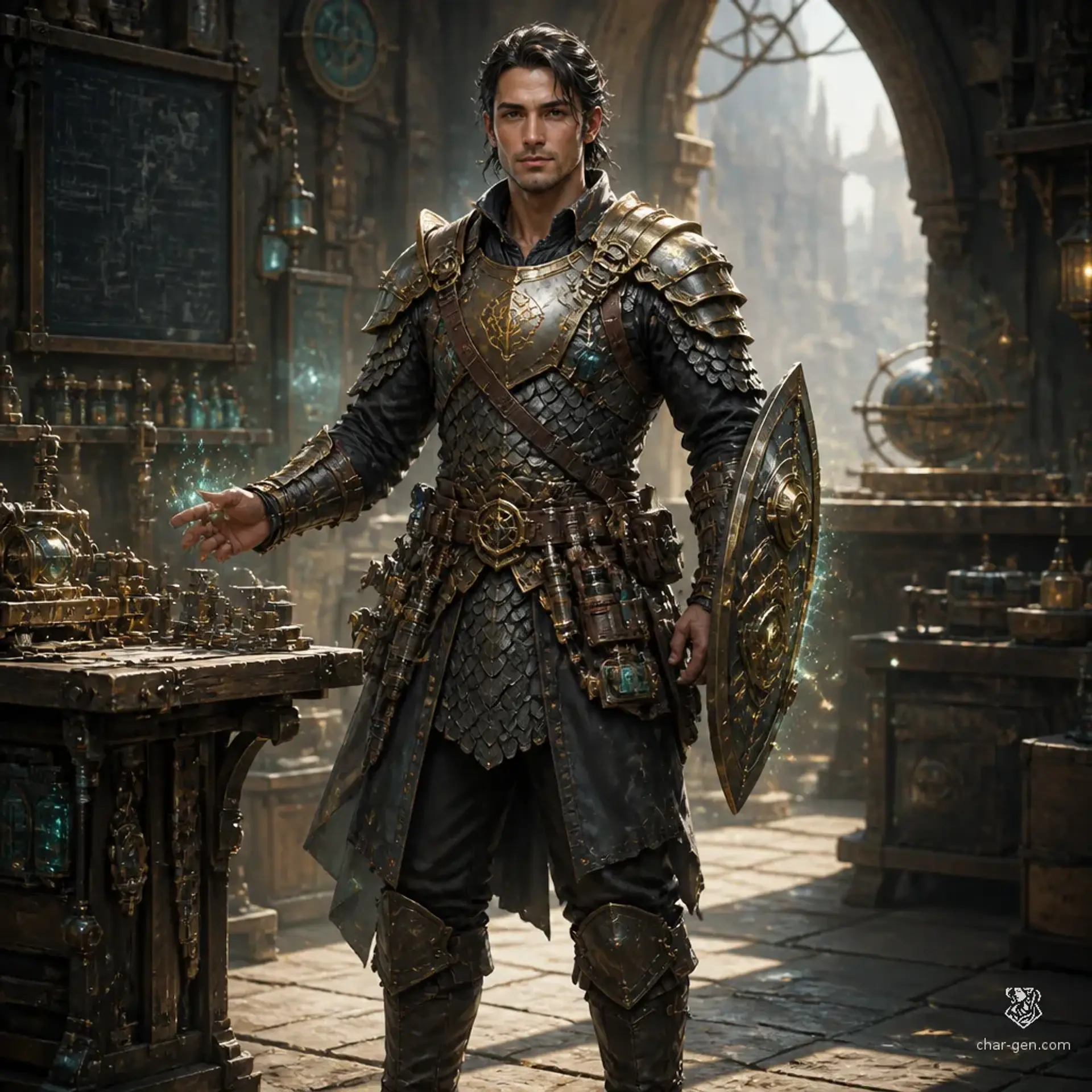 A - AI-generated fantasy Character