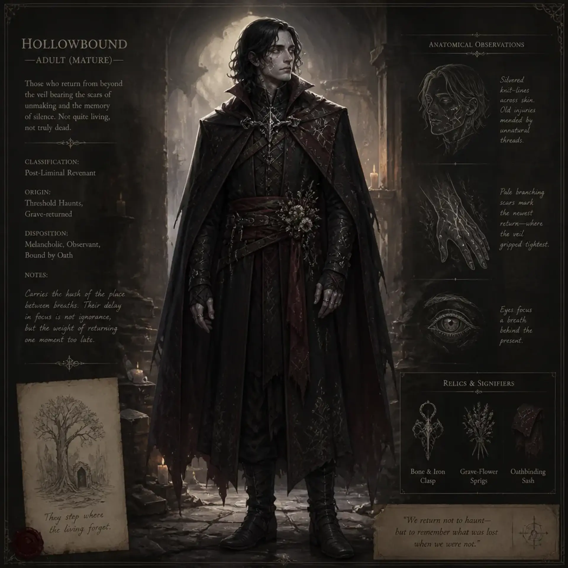 Hollowbound - AI-generated fantasy Species
