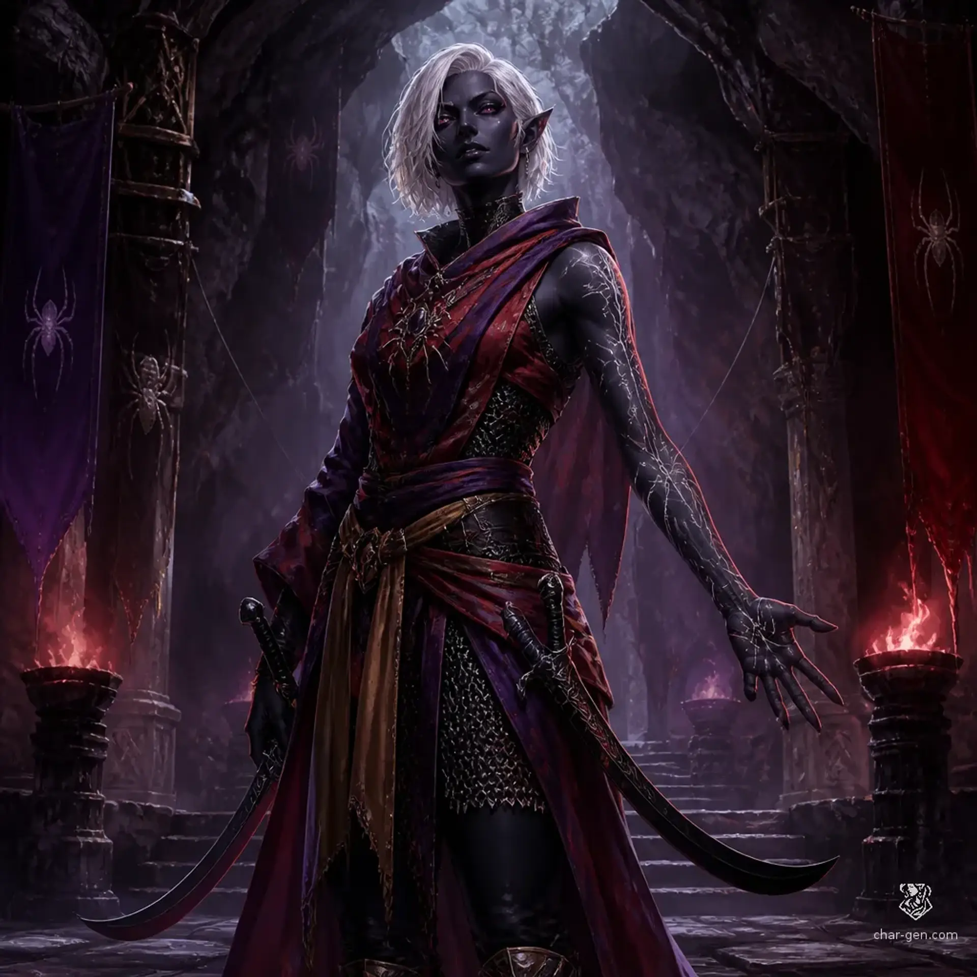 Malice - AI-generated fantasy Character