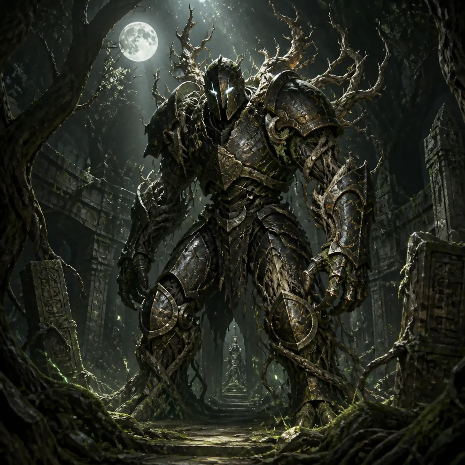 Splintered Grove Sentinels - AI-generated fantasy Monster