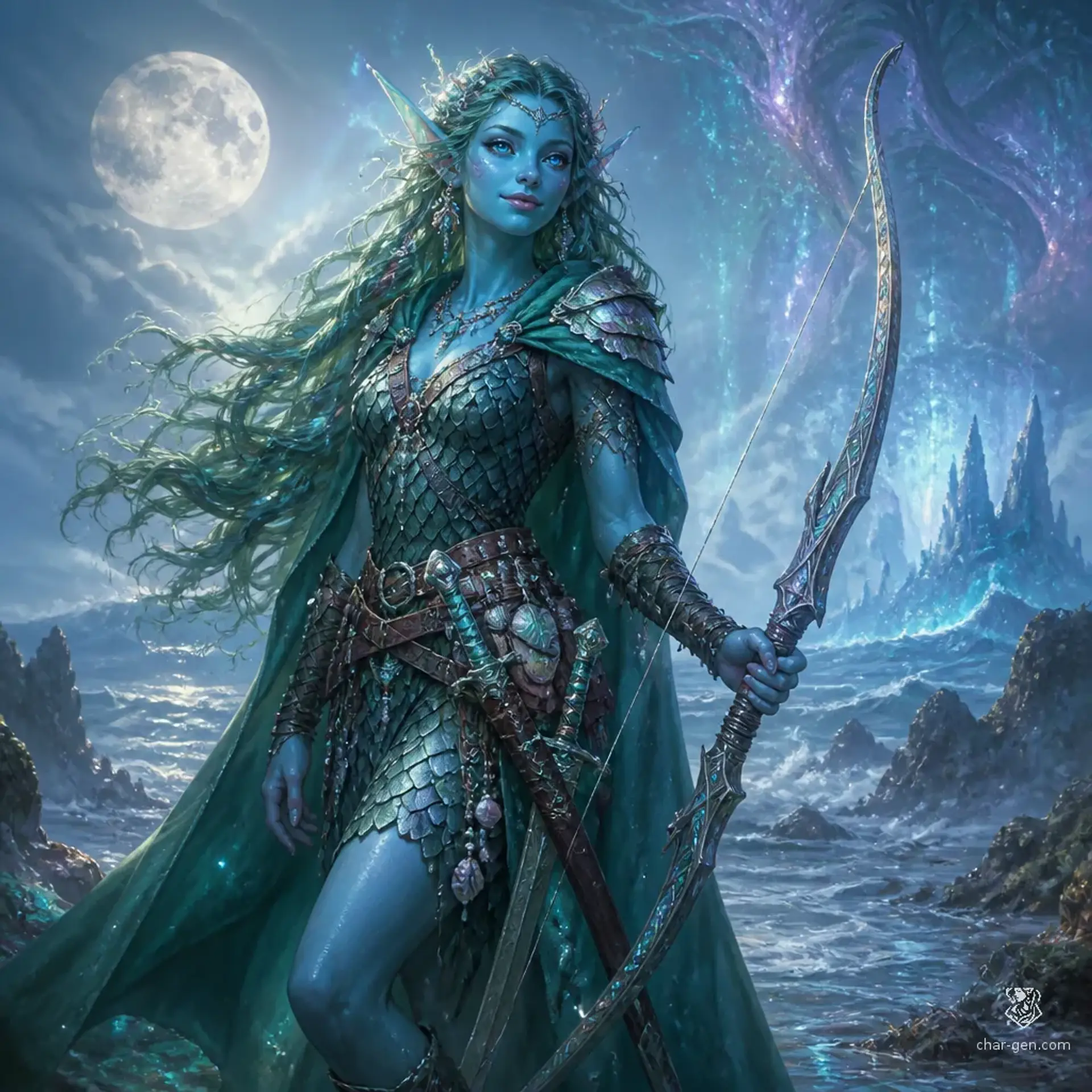 Raelith - AI-generated fantasy Character