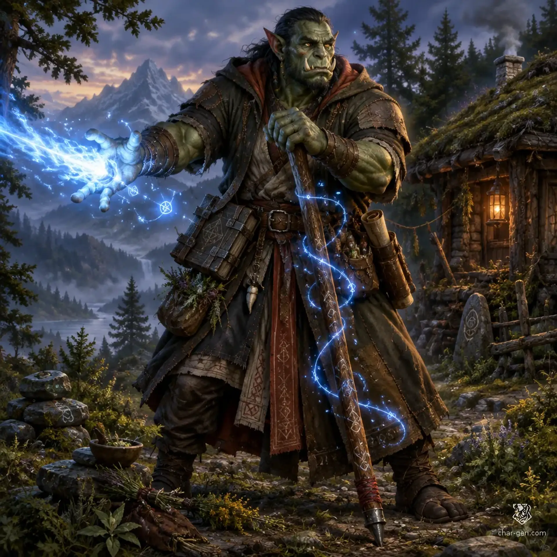 Mammoth Greatusk - AI-generated fantasy Character