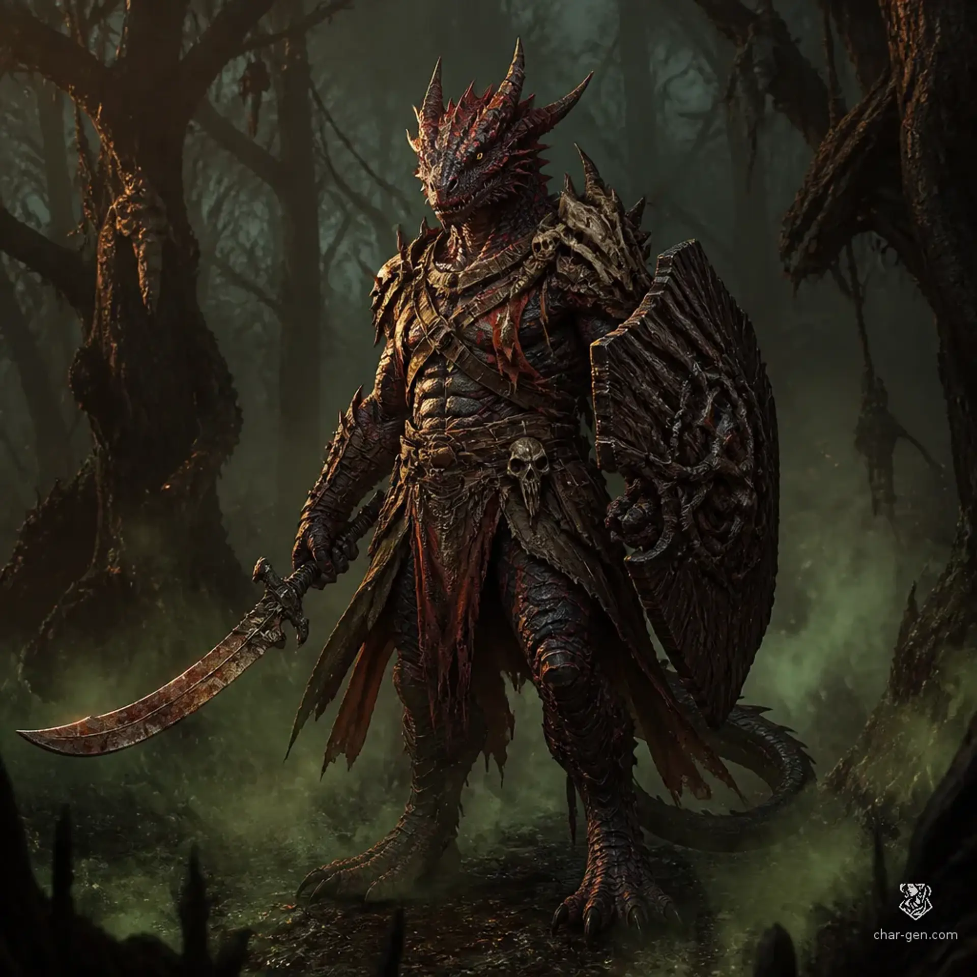 Kriv - AI-generated fantasy Character