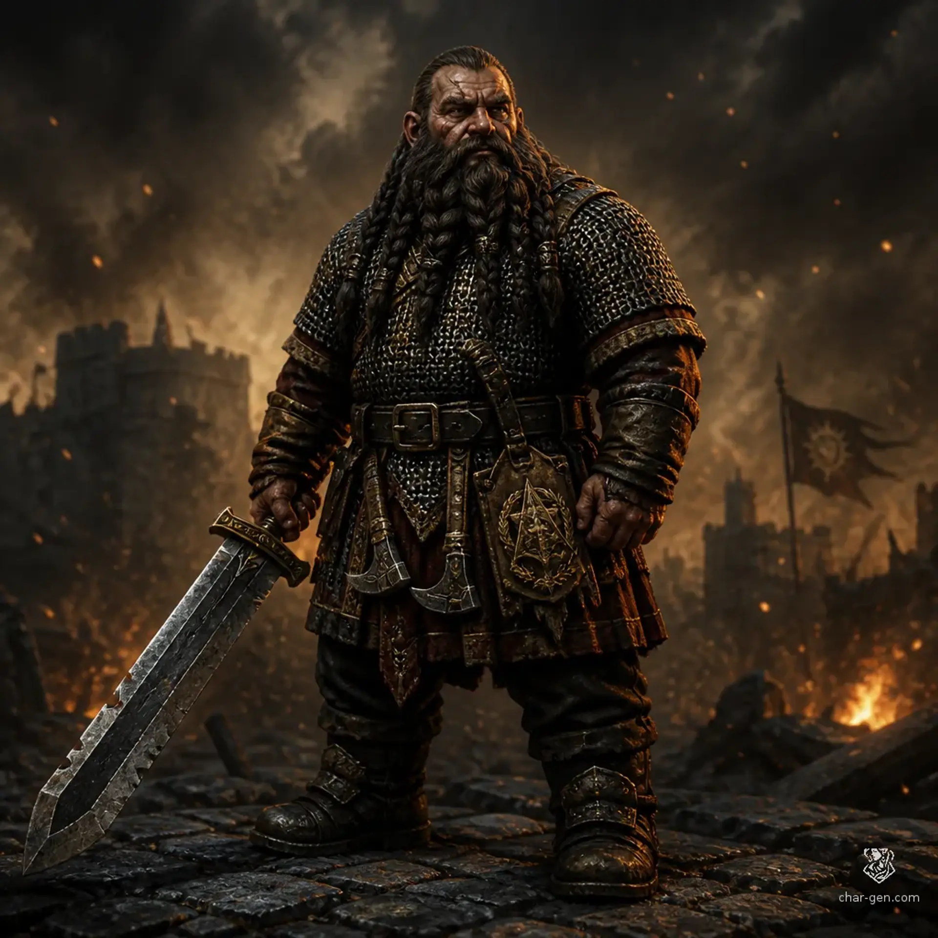 Bromm Ironveil - AI-generated fantasy Character