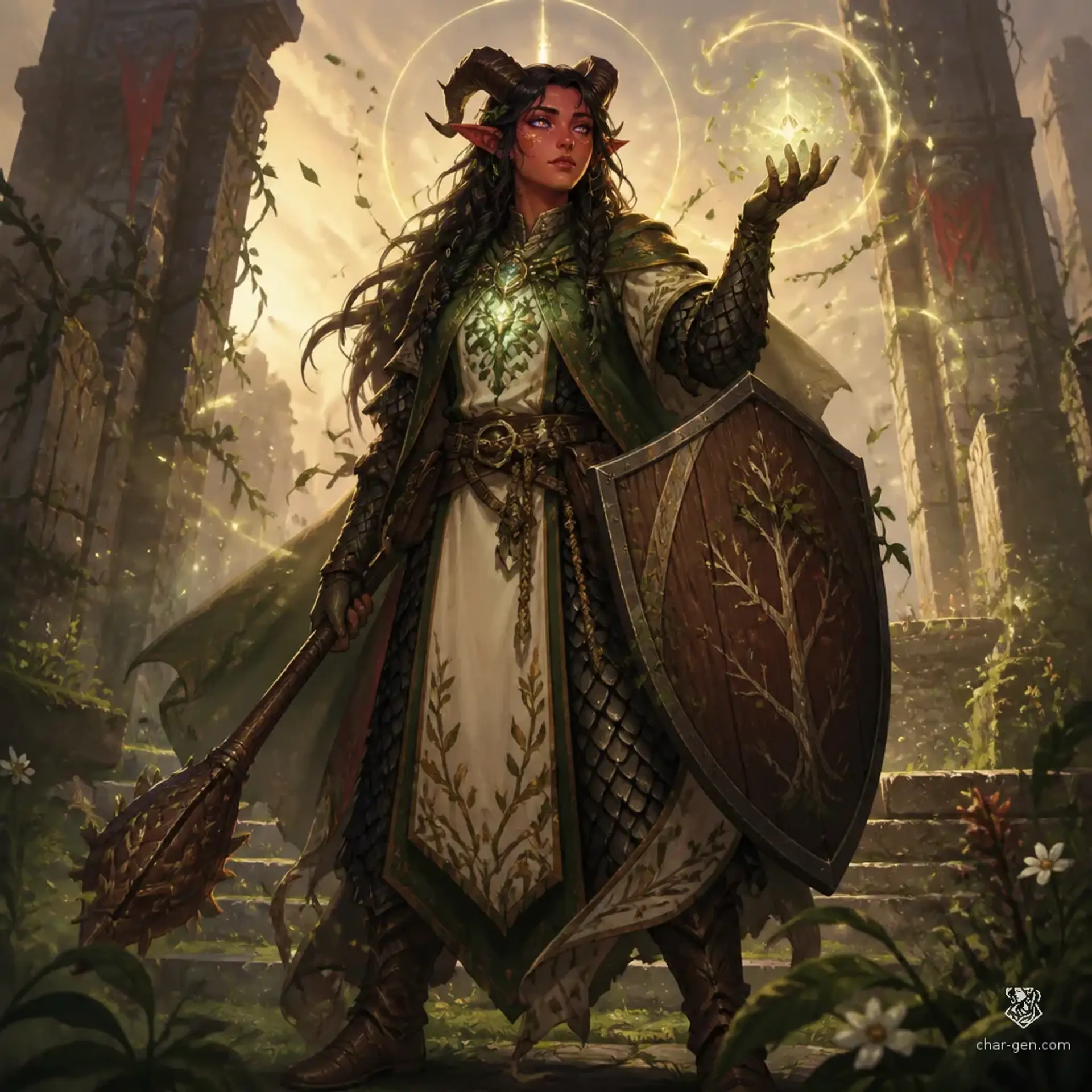 Arbor - AI-generated fantasy Character