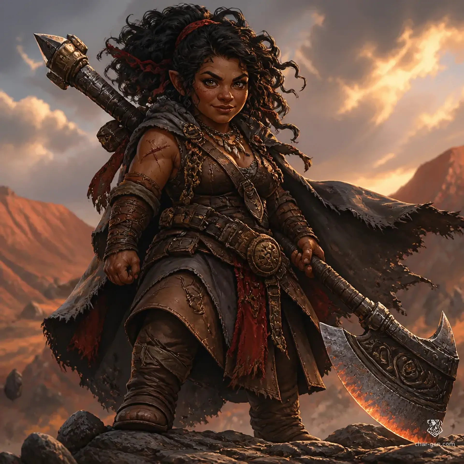 Naki - AI-generated fantasy Character