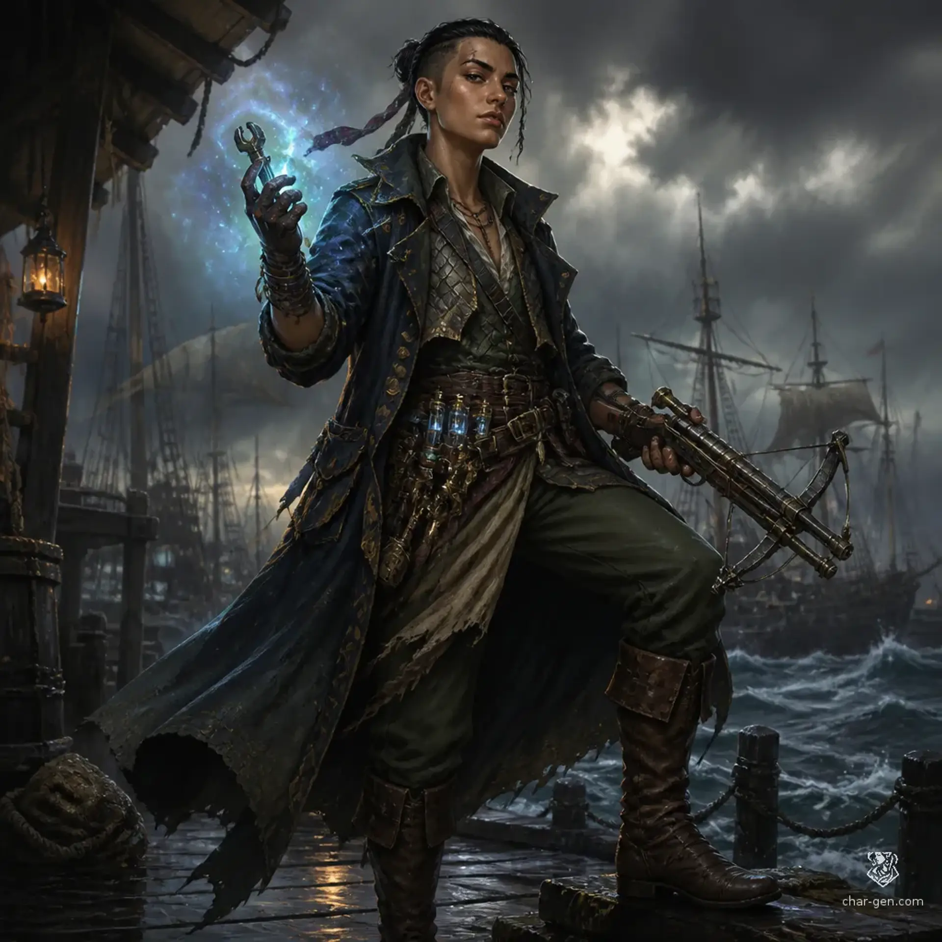 Sahra Sheshan - AI-generated fantasy Character