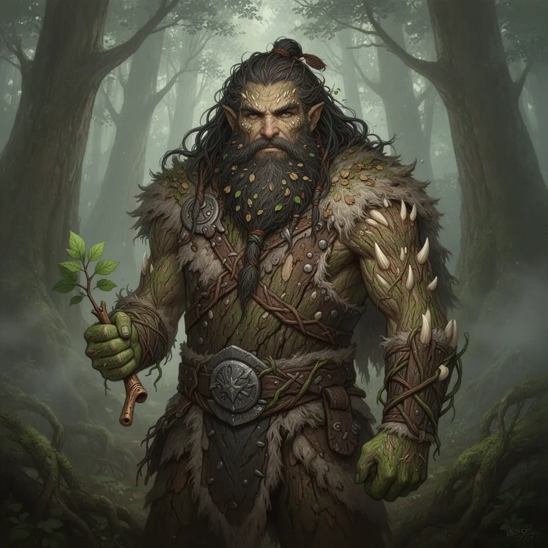 Borun Ashroot - AI-generated fantasy NPC
