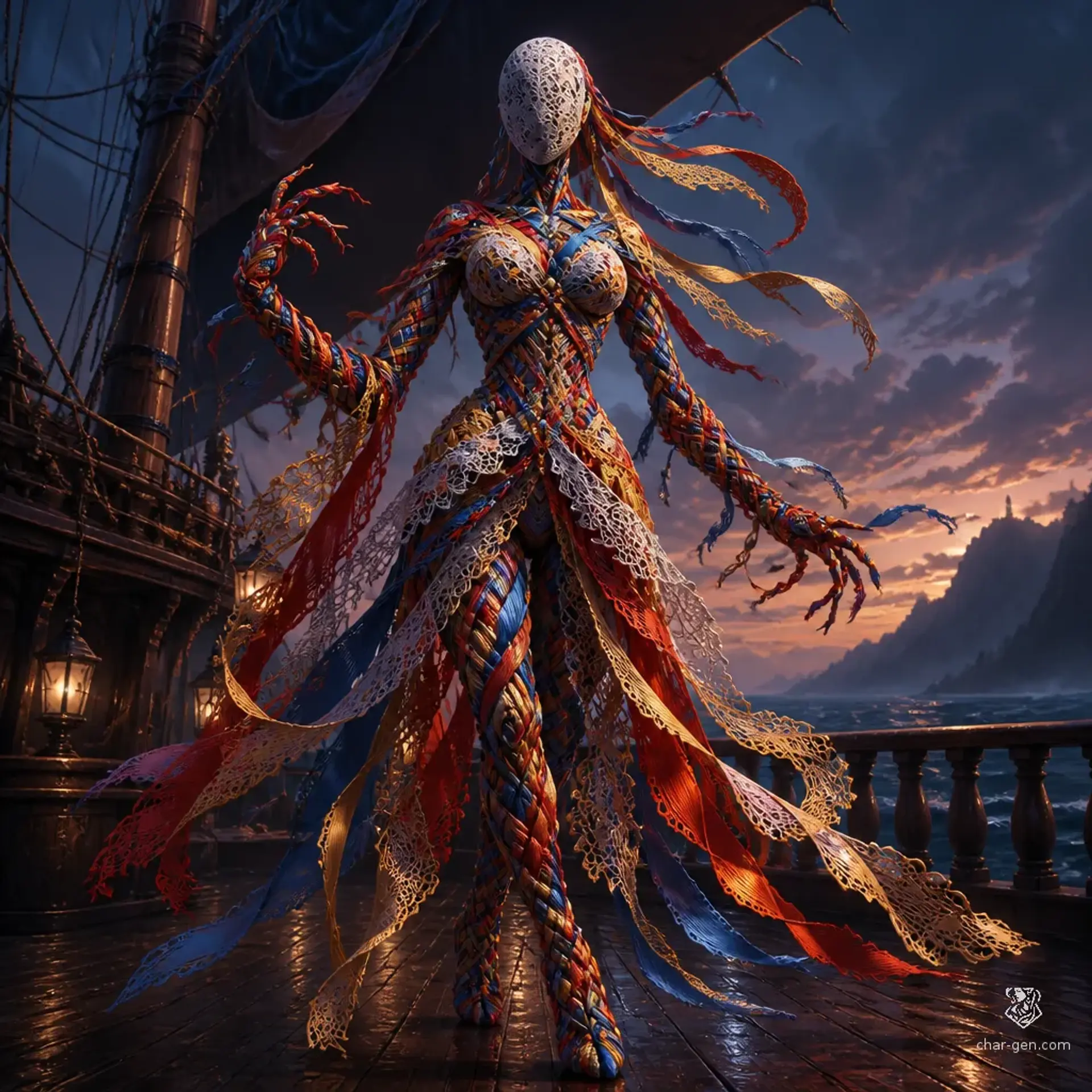 The Gossamer Enforcer - AI-generated fantasy Monster