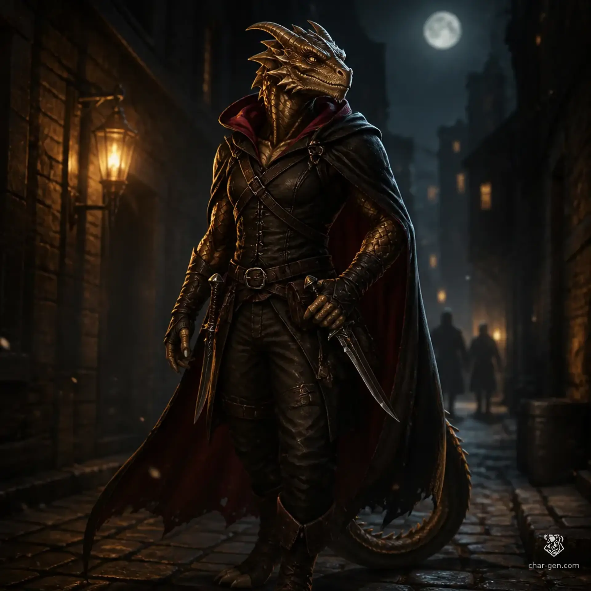 Draco - AI-generated fantasy Character