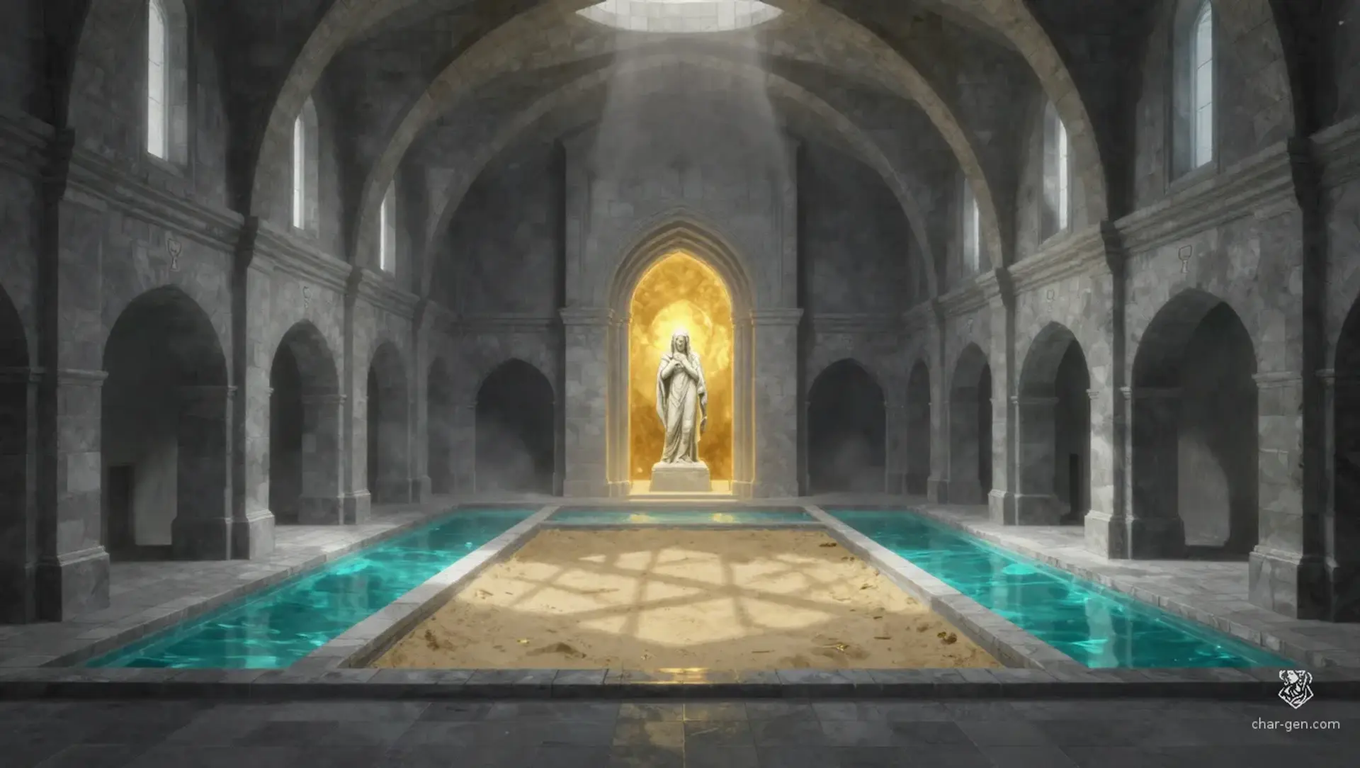 The Hall of the Gilded Vessel