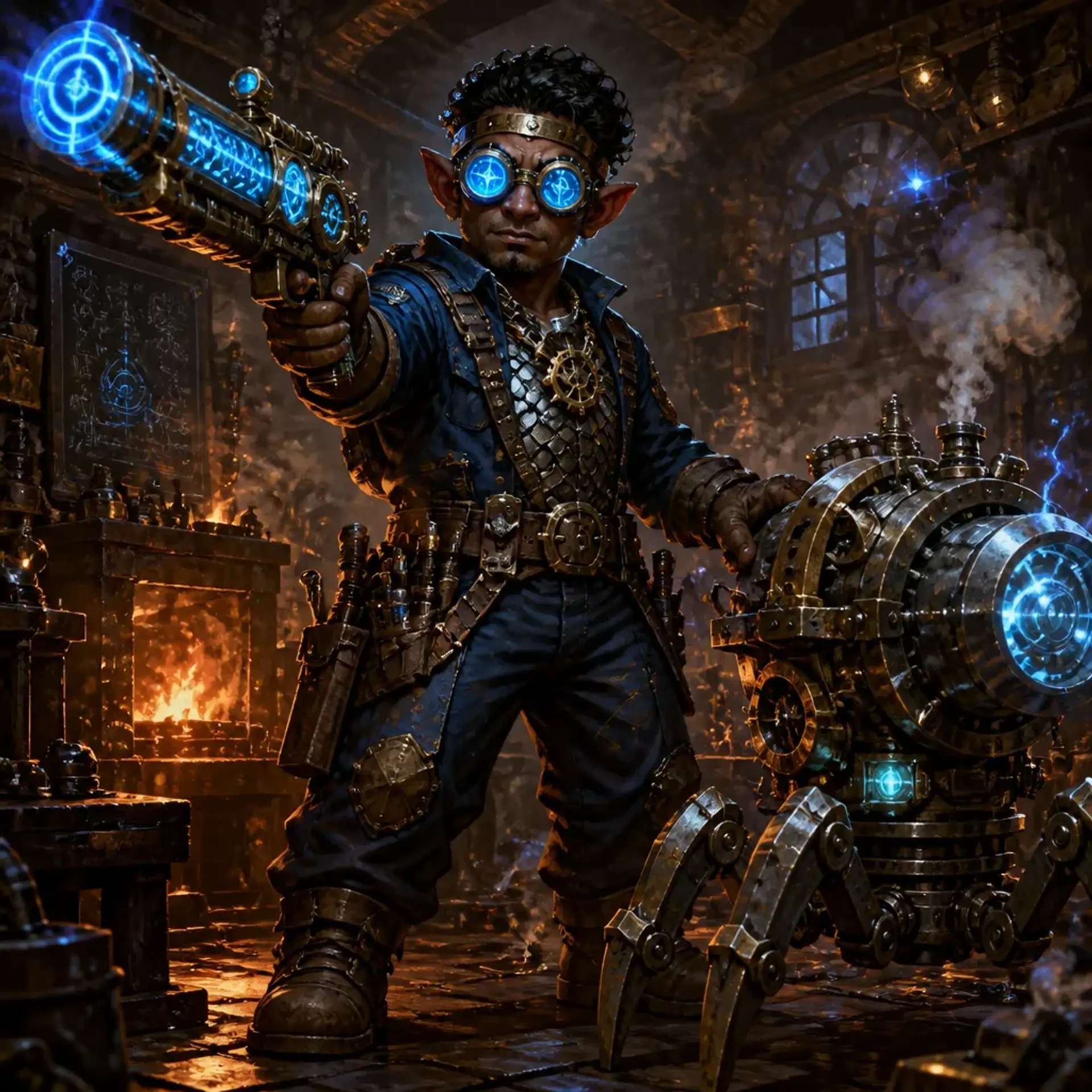 Kincade Brasscoil - AI-generated fantasy Character