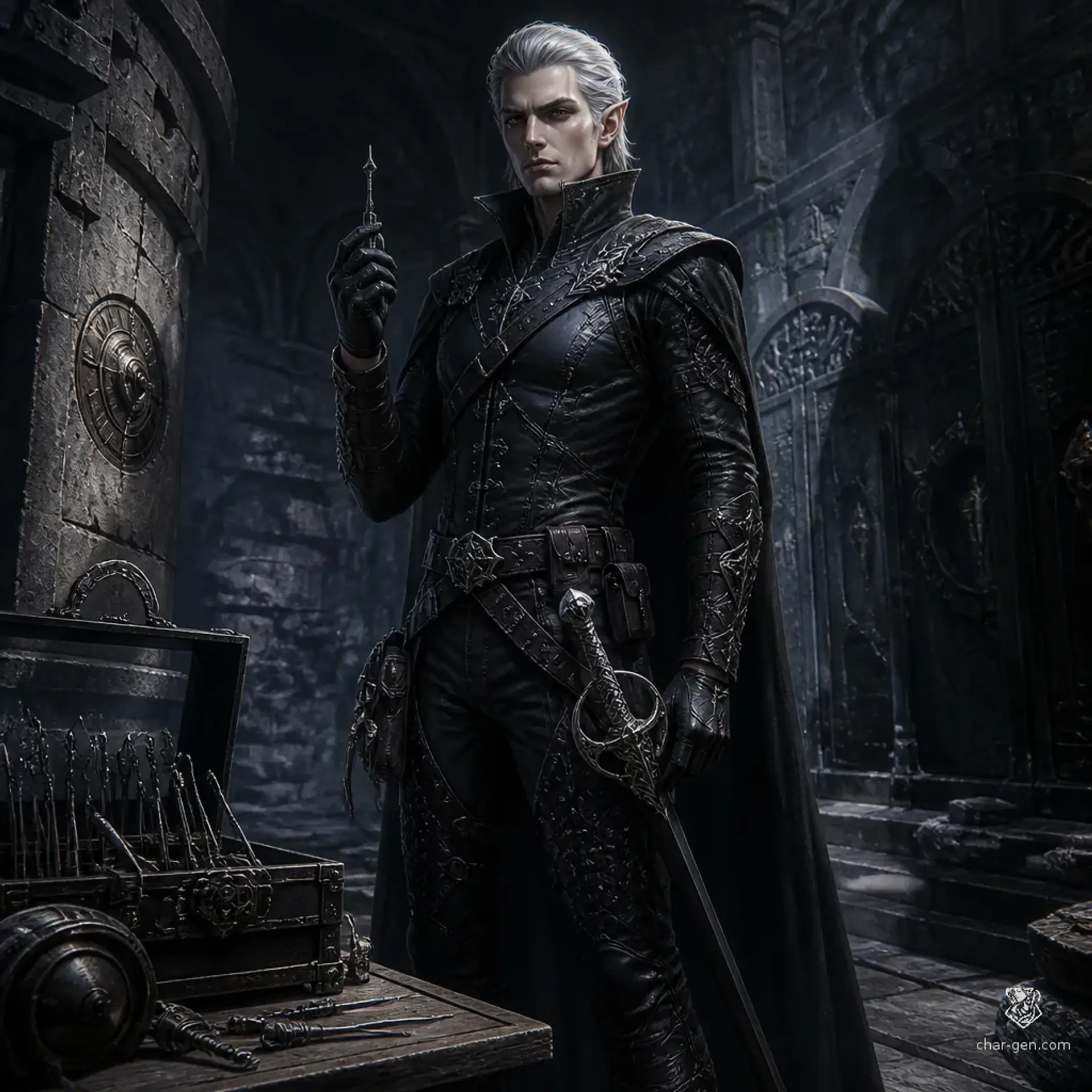 Valerius Vane - AI-generated fantasy Character