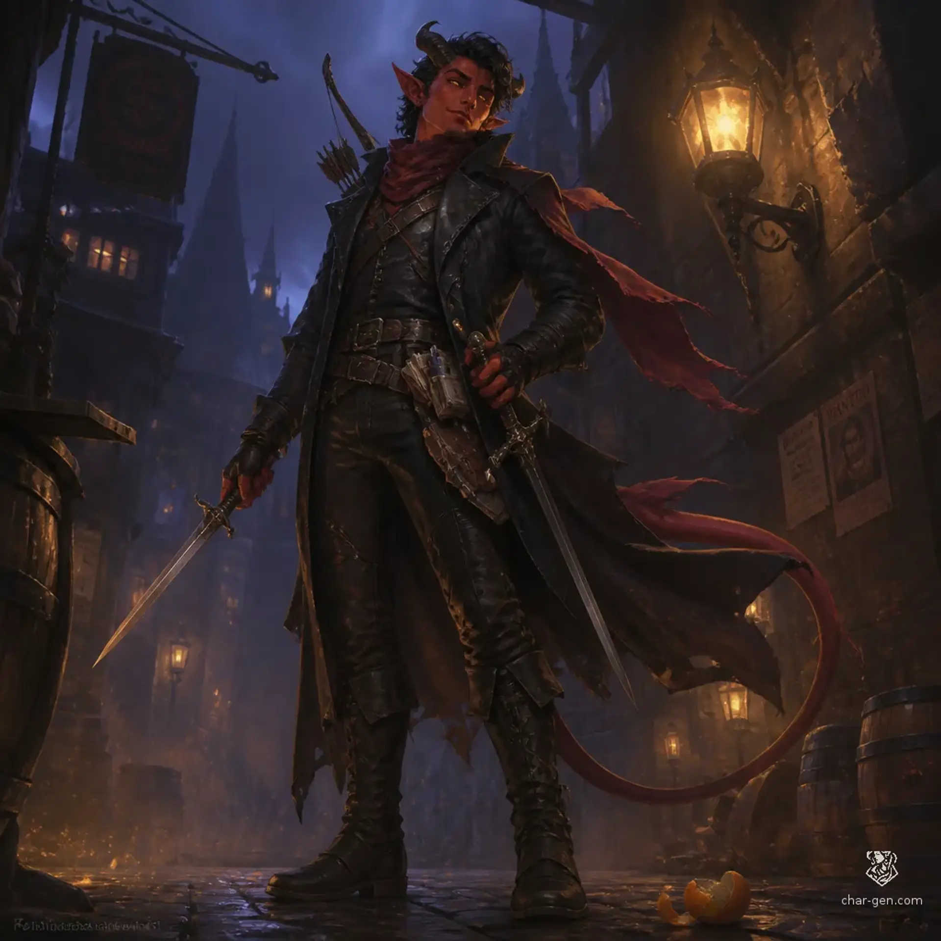 Aflaze - AI-generated fantasy Character